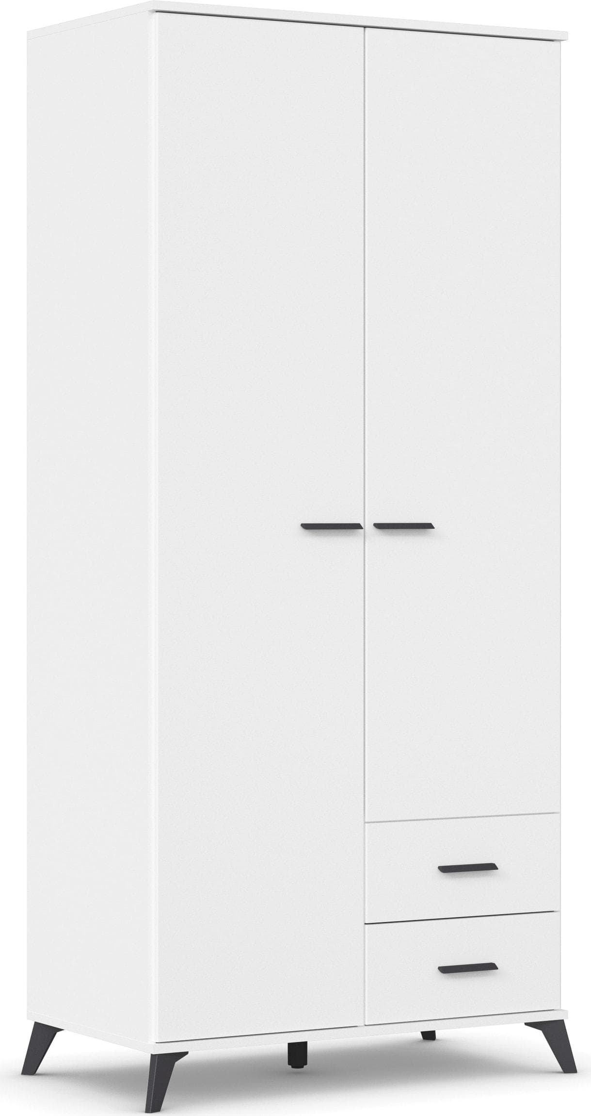 Rauch Lucena Drehtürenschrank Alpinweiß Modern
