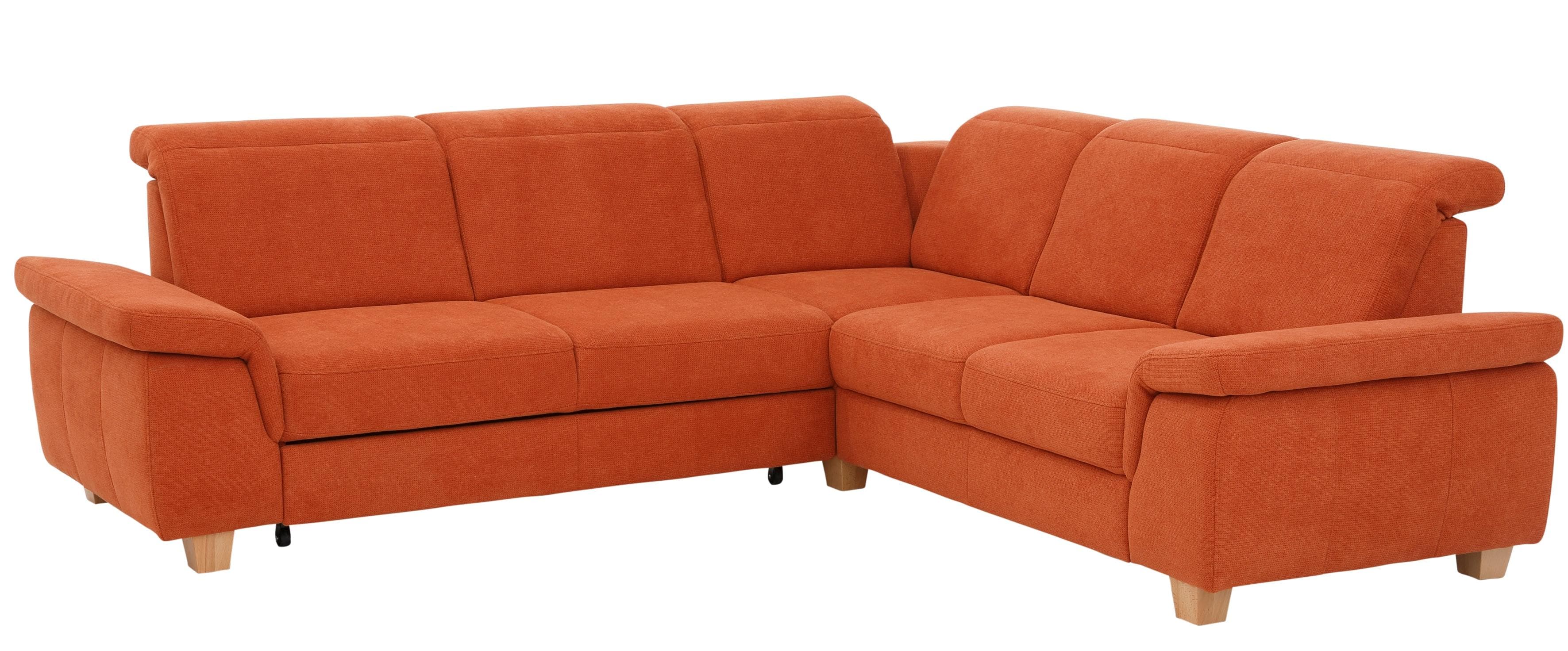 Home Affaire Ecksofa Dalia L-Form Orange Federkern
