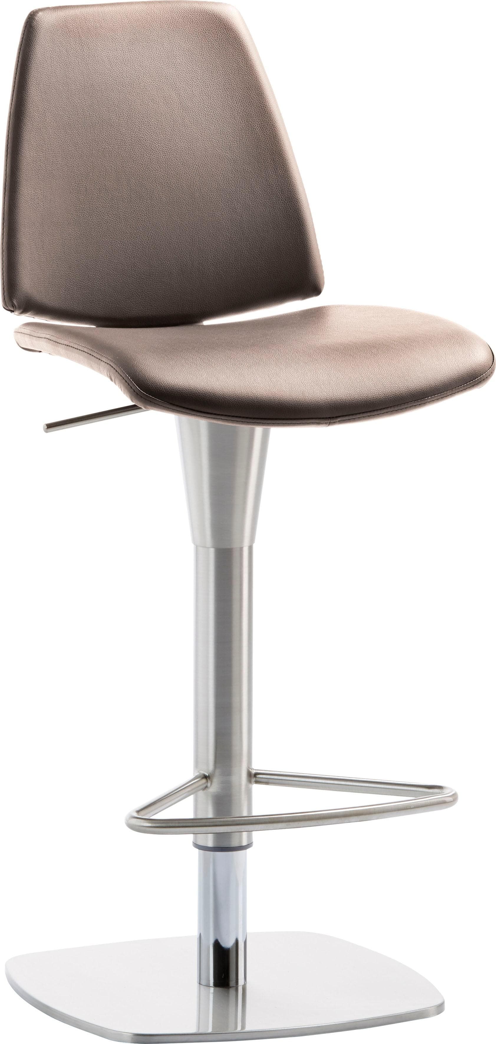 Barhocker MAYER SITZMÖBEL myMONTANA LINE Taupe Chromgestell