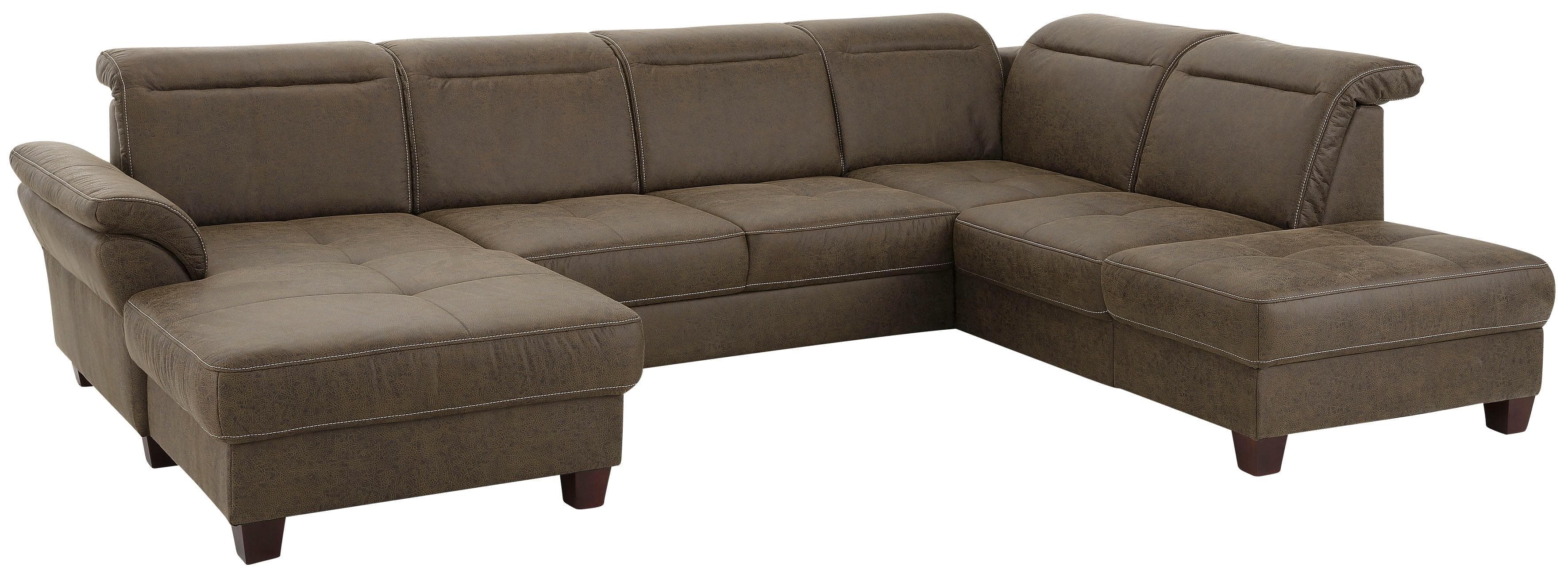 Home Affaire Solvei U-Form Wohnlandschaft mit Federkern und Sitztiefenverstellung