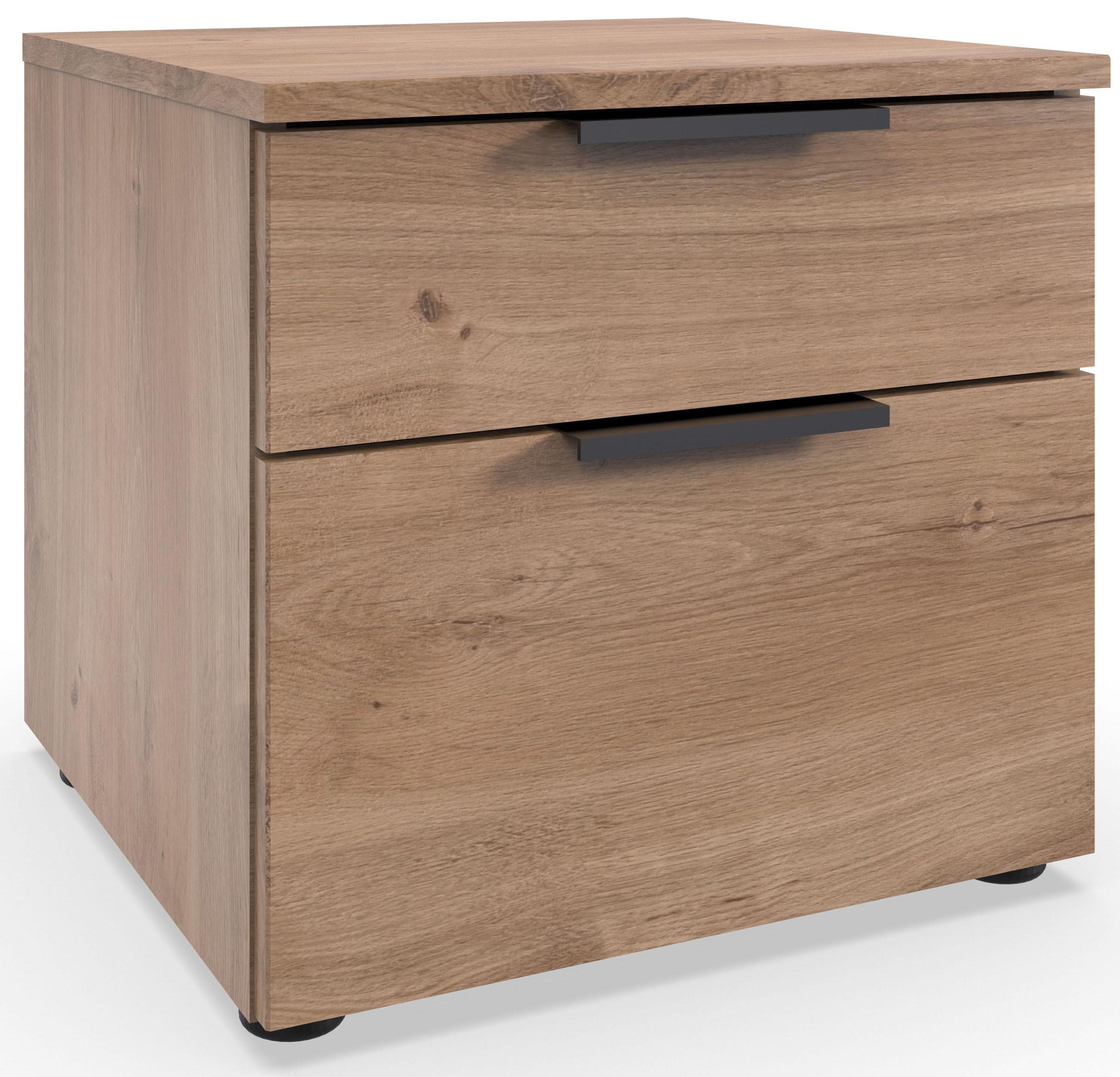 Nachtkommode mit 2 Soft-Close Schubladen