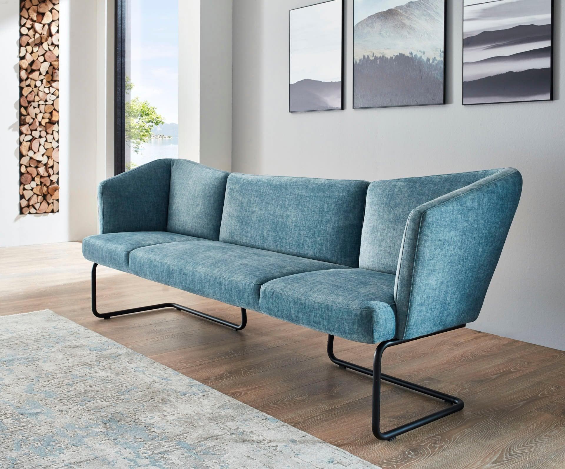 Polsterbank Mikkado Tube K+W Komfort & Wohnen Blau