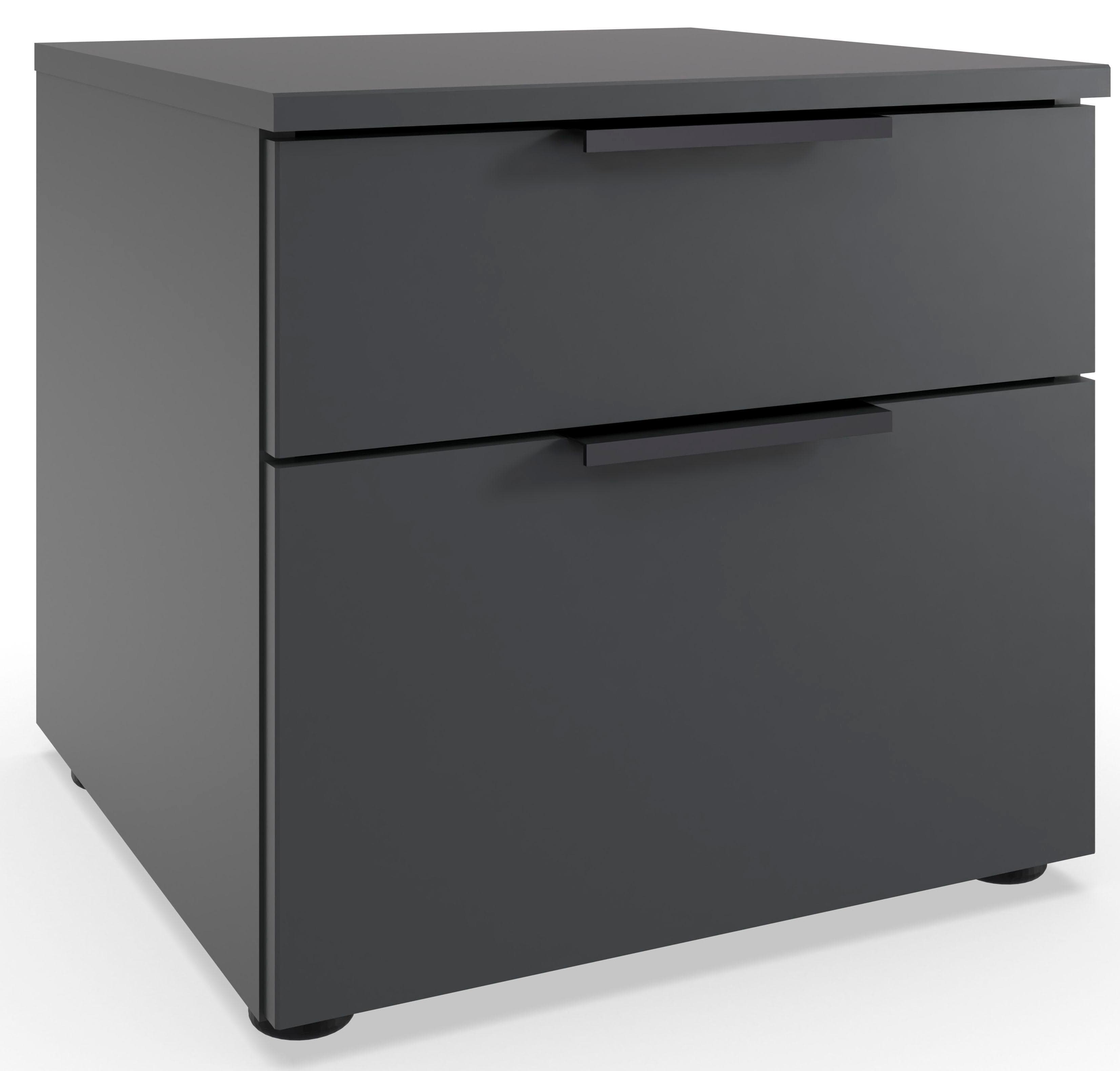 Nachtkommode mit 2 Soft-Close Schubladen