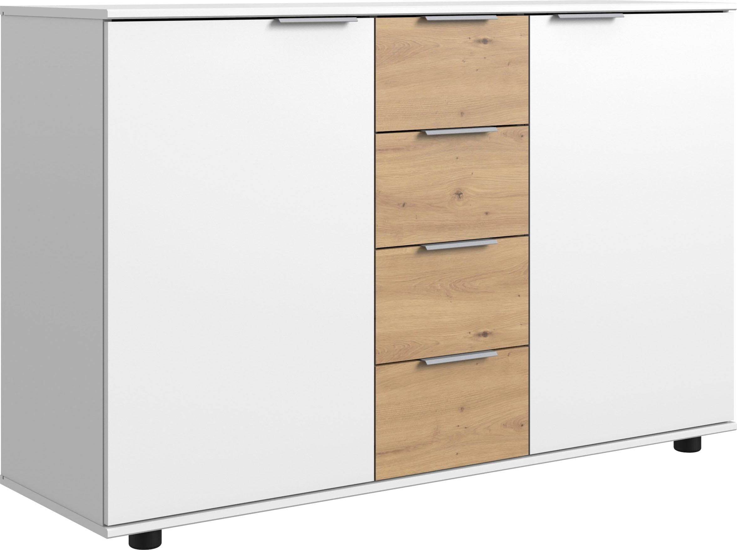 WIMEX Kombikommode Gibraltar Weiß Artisan Eiche