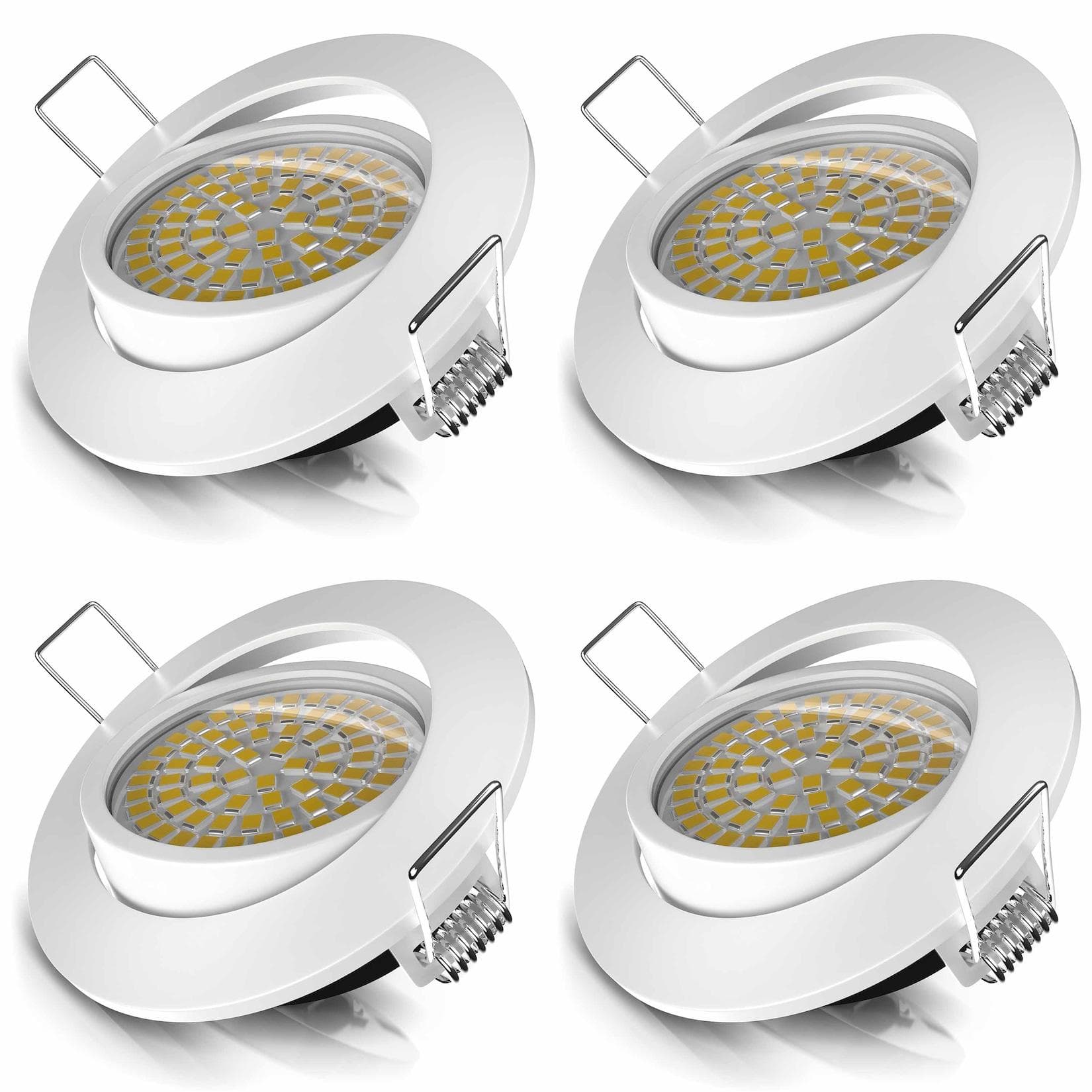 Brandson LED Einbaustrahler Dimmbar Schwenkbar Warmweiß