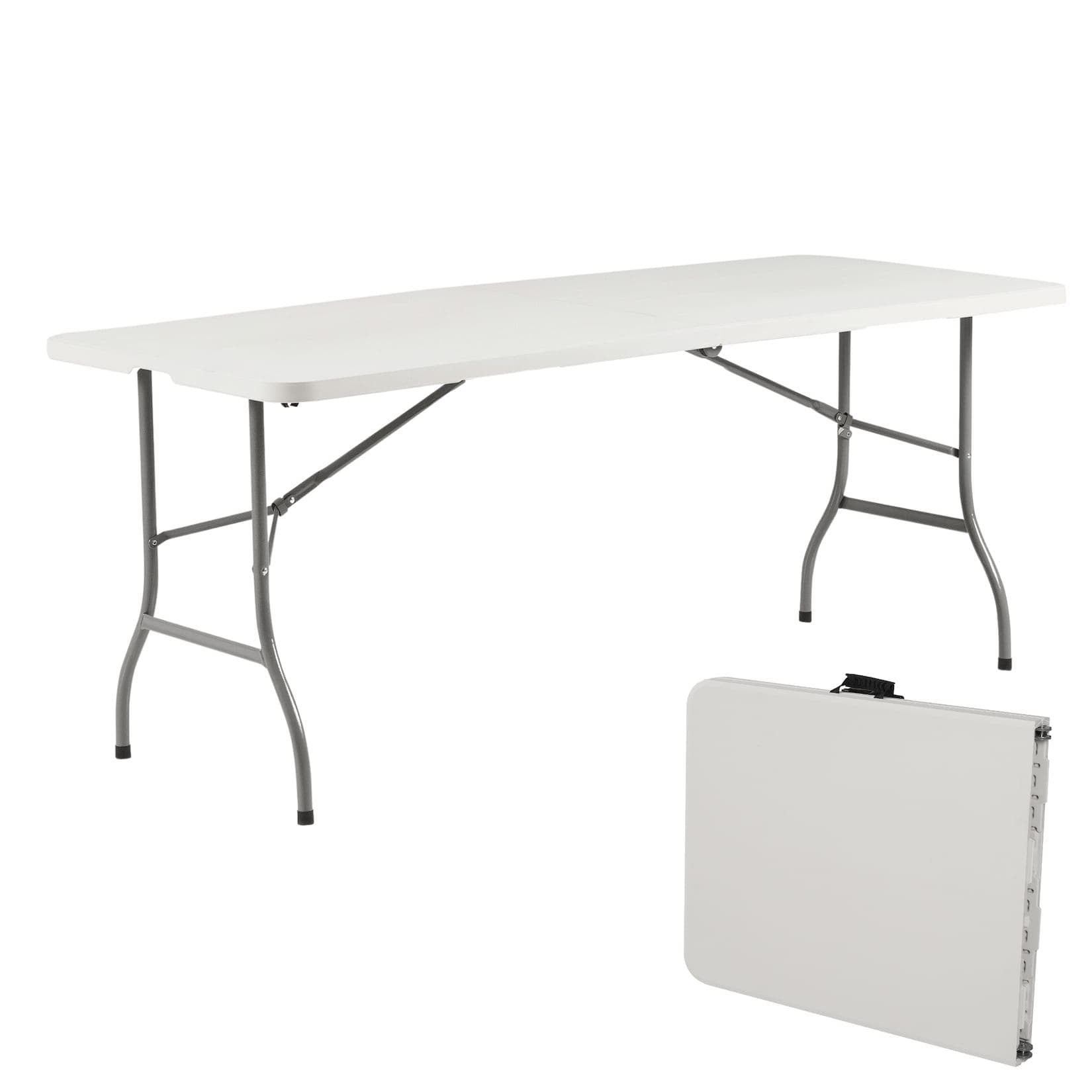 Albatros Buffettisch Klapptisch Weiß - Robust für 10 Personen