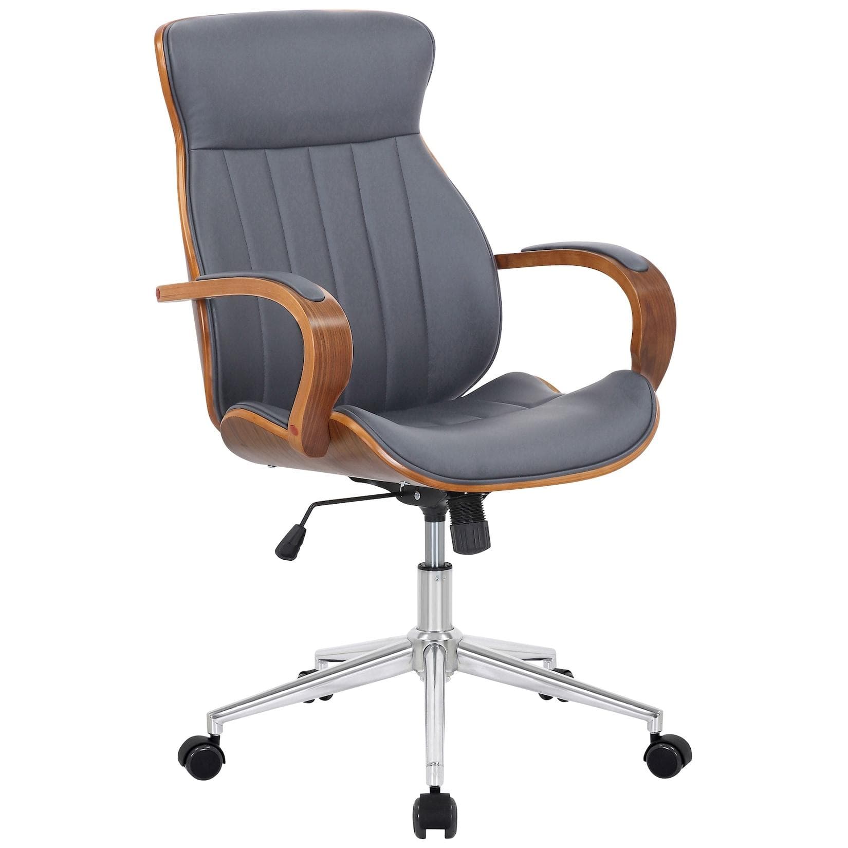 CLP Bürostuhl Melilla Ergonomisch Höhenverstellbar Kunstleder