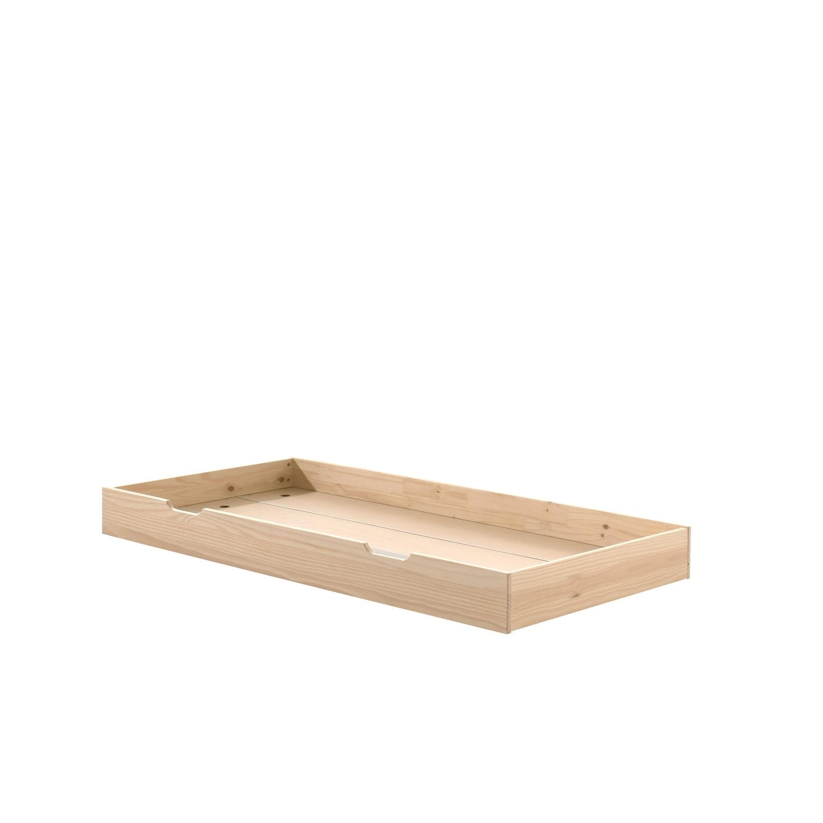 Vipack Fritz Bettschubkasten Milky Pine auf Rollen