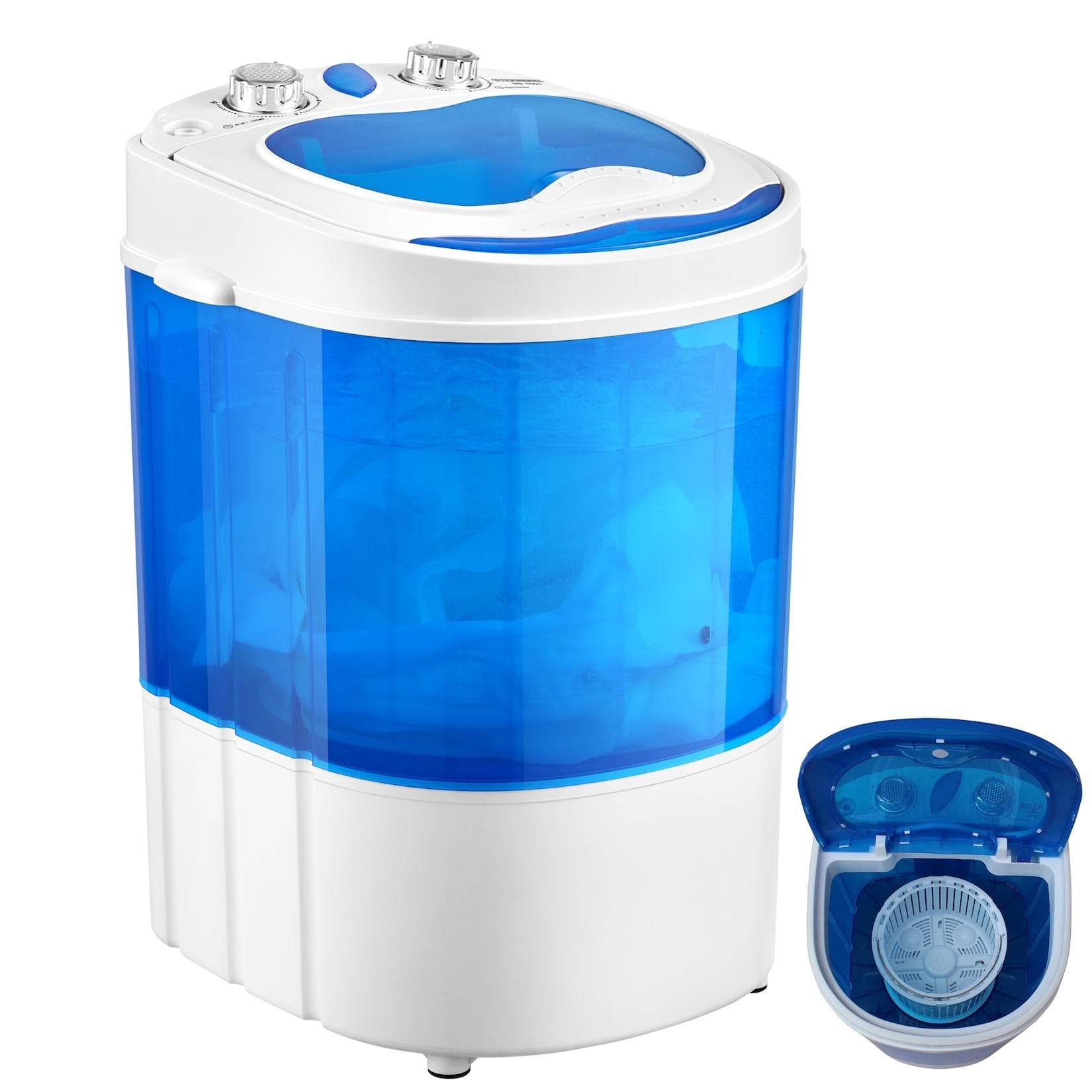 Steinborg Mini-Waschmaschine 3kg Camping Schleuderfunktion 150W