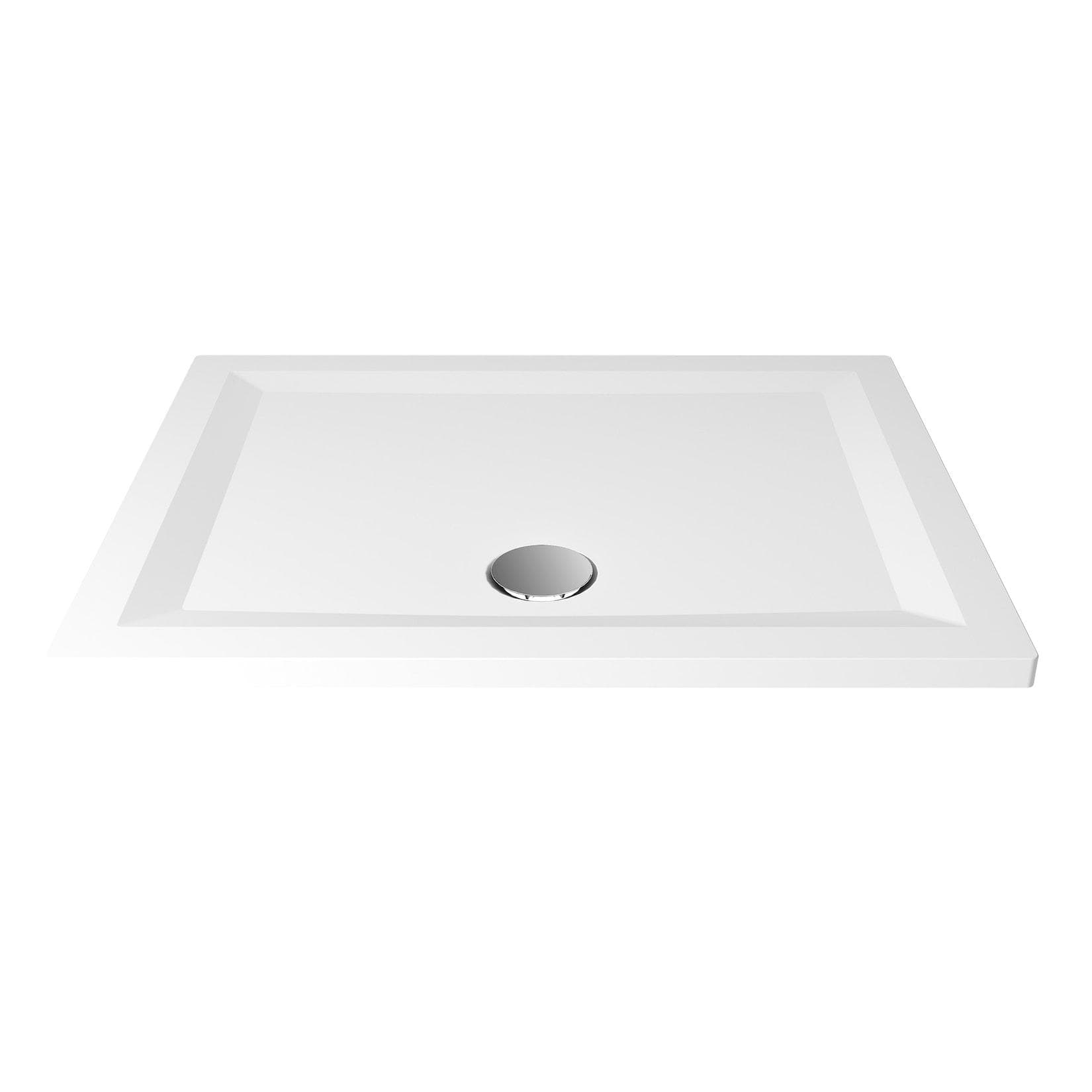 Breuer Flat Line Design Rechteck-Duschwanne Weiß 750x900 mm