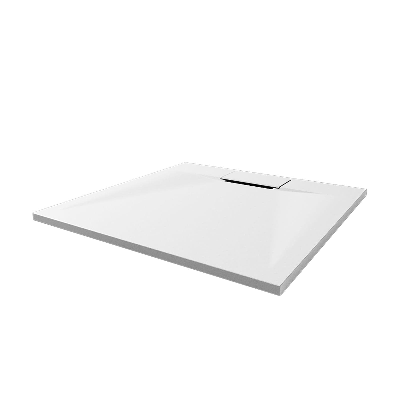 Breuer Quadrat-Duschwanne Lite Line Steinoptik