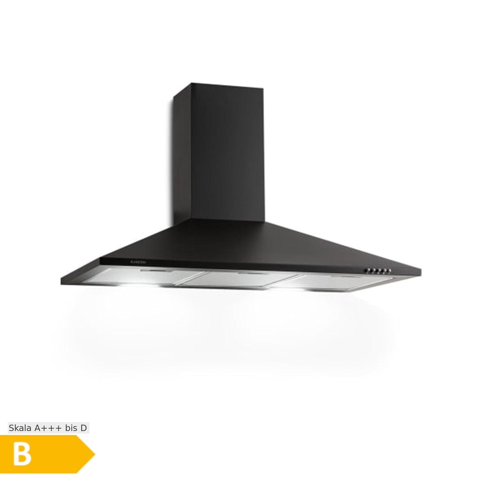 Klarstein Zugspitze 90 Dunstabzugshaube Wandanbau 65W 330m³/h LED