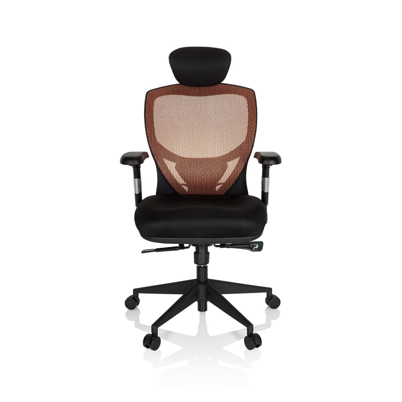 Ergonomischer Drehstuhl Stoff/Netzstoff - Hochwertiger Bürosessel