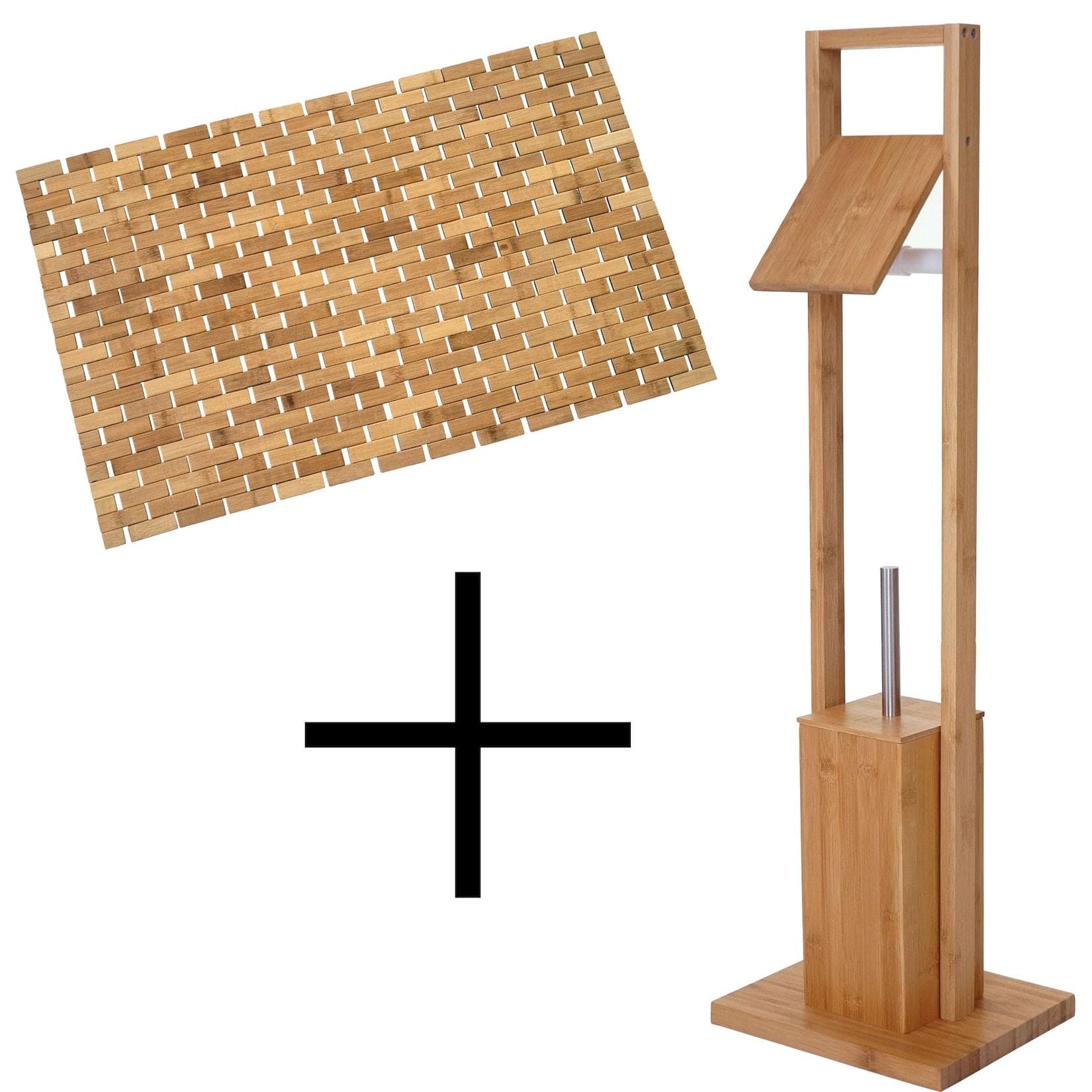 MCW Bambus Toilettenpapierhalter: Einfacher Aufbau, Robust und Nachhaltig