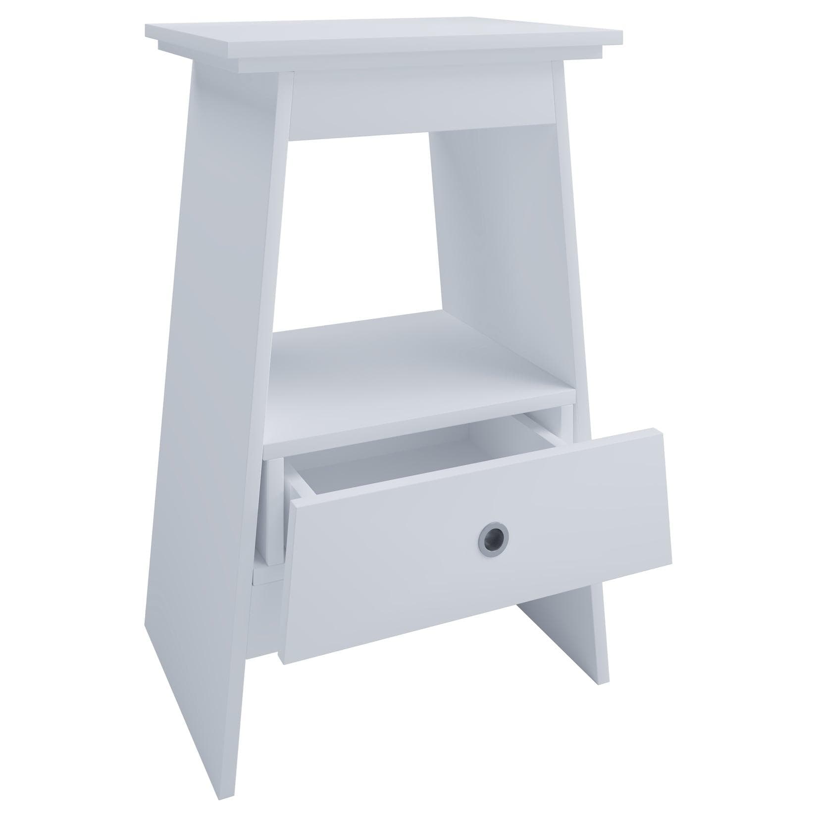 Holz-Nachttisch mit Schublade - Spidali Design