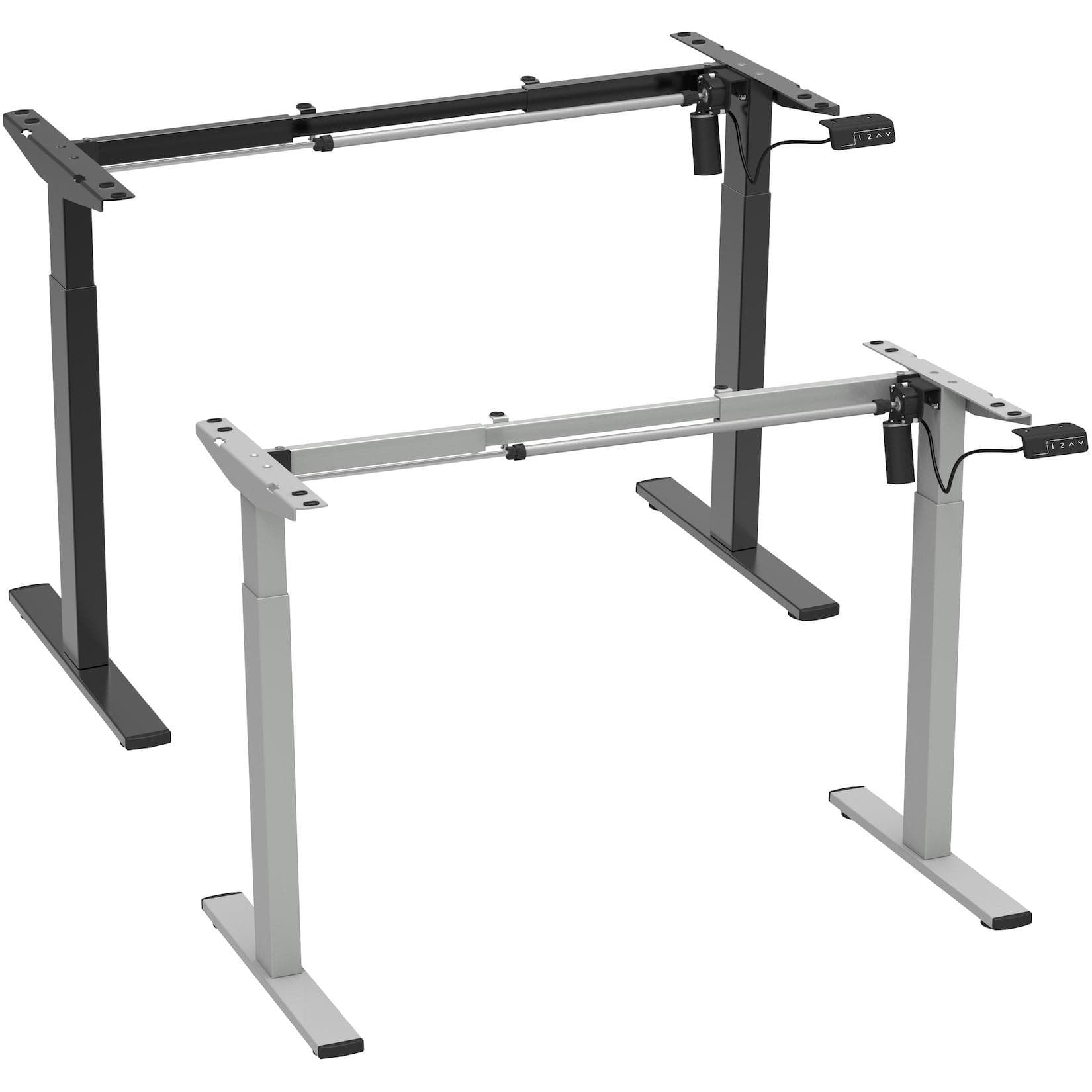 Höhenverstellbarer Schreibtisch mit robustem Gestell