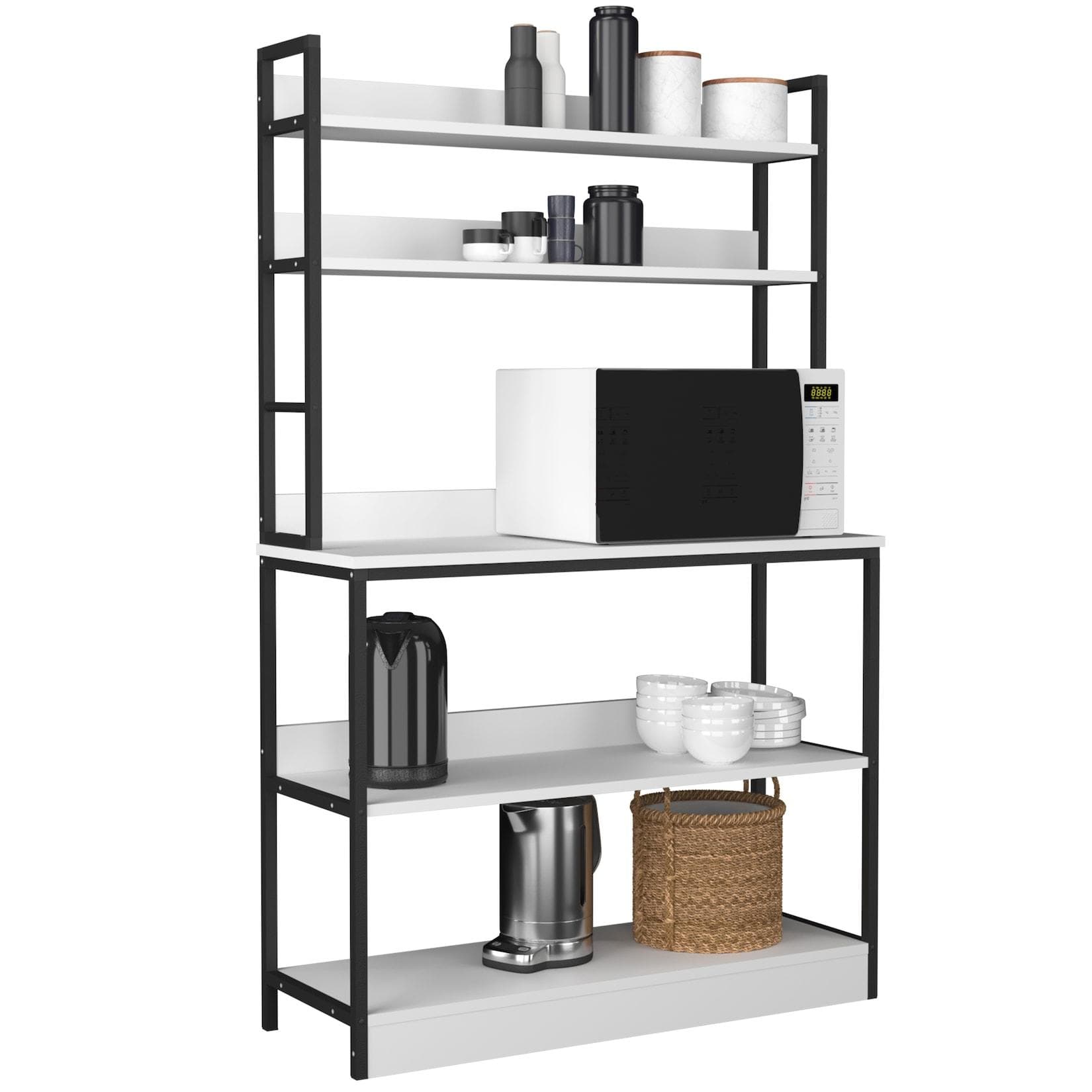 Praktischer Küchenunterschrank mit Mikrowellen-Ablage