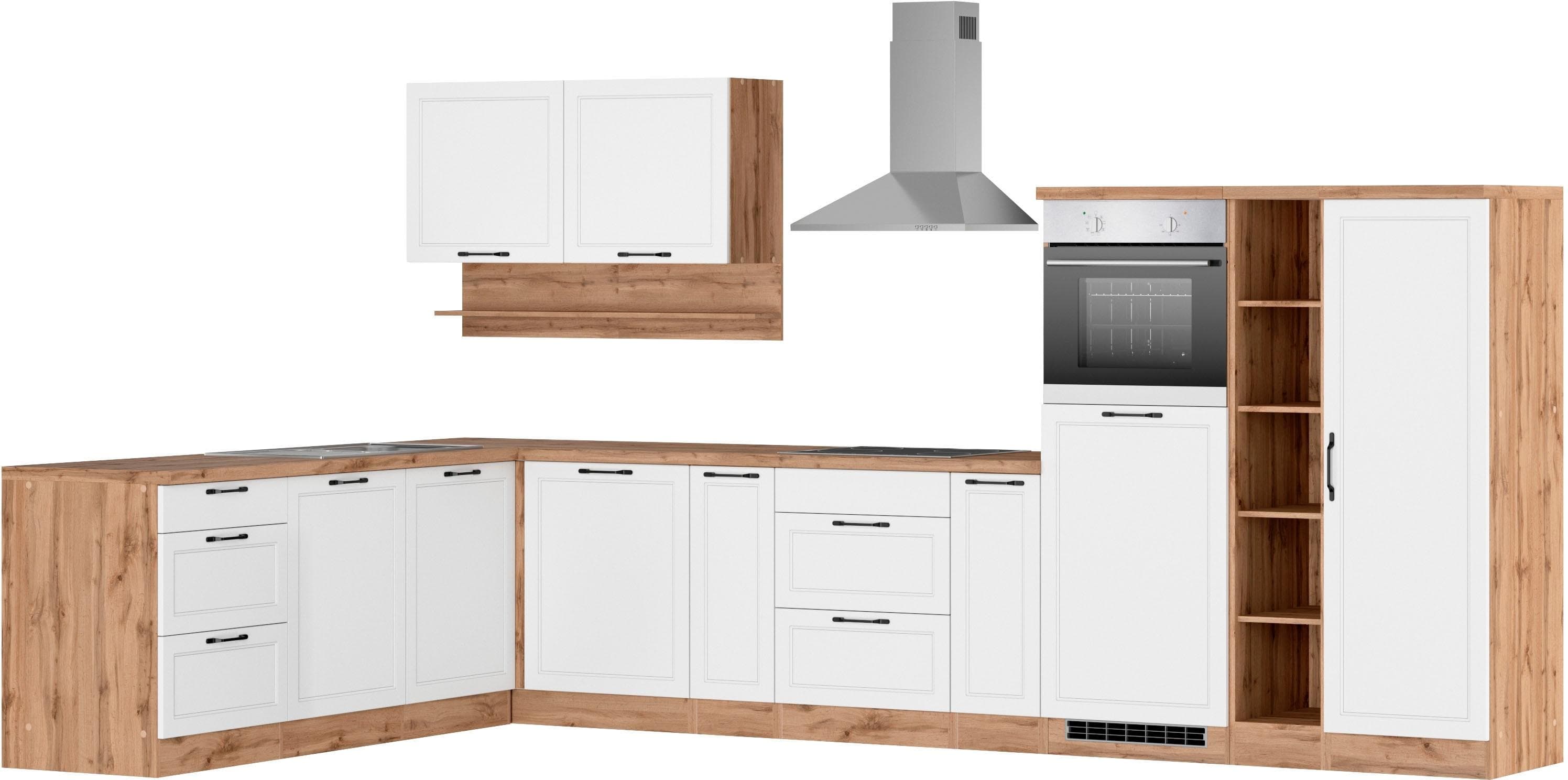 Moderne Winkelküche mit Elektrogeräten - Flexible Einrichtung