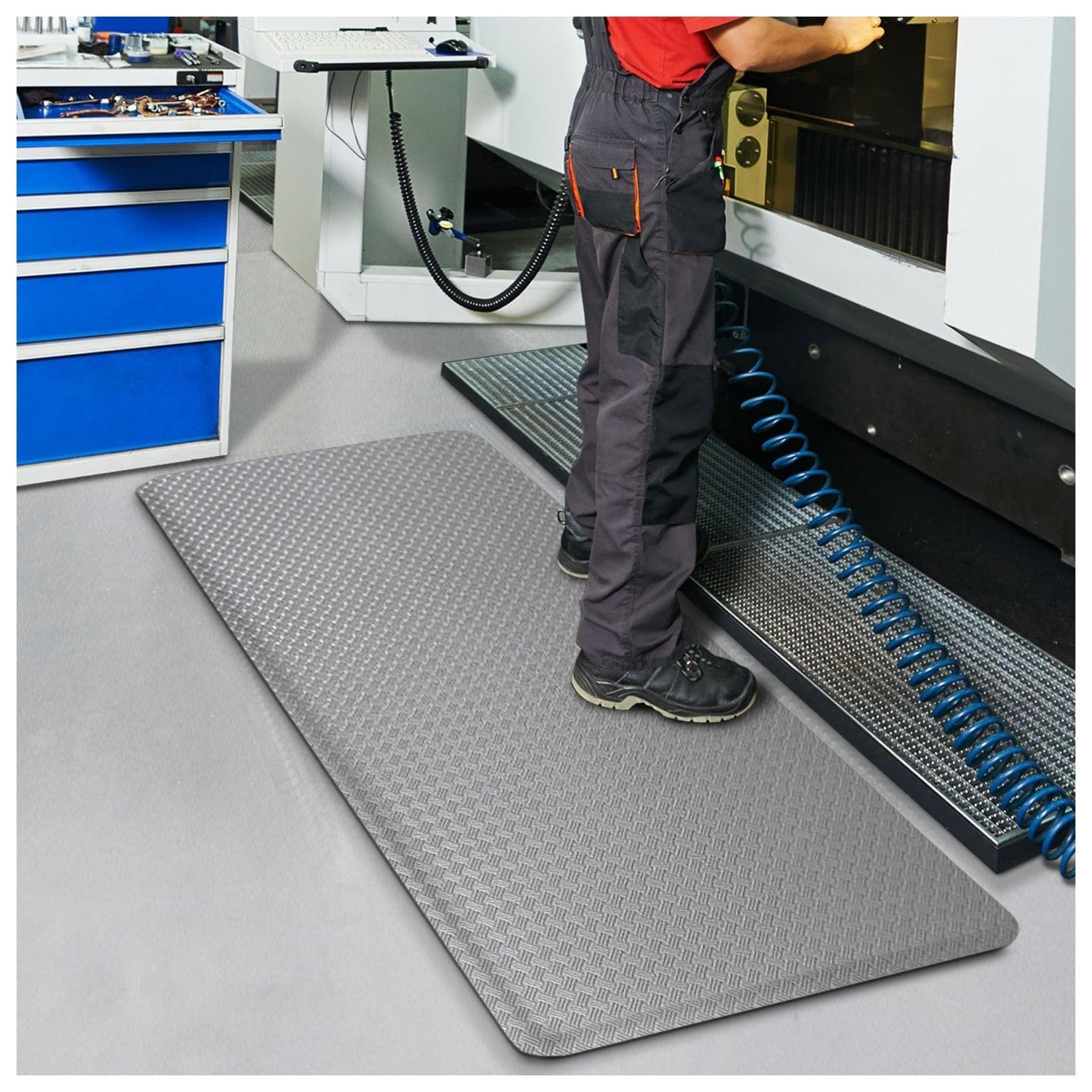 ETM Anti-Ermüdungsmatte HeavyDuty TireTuff Grau