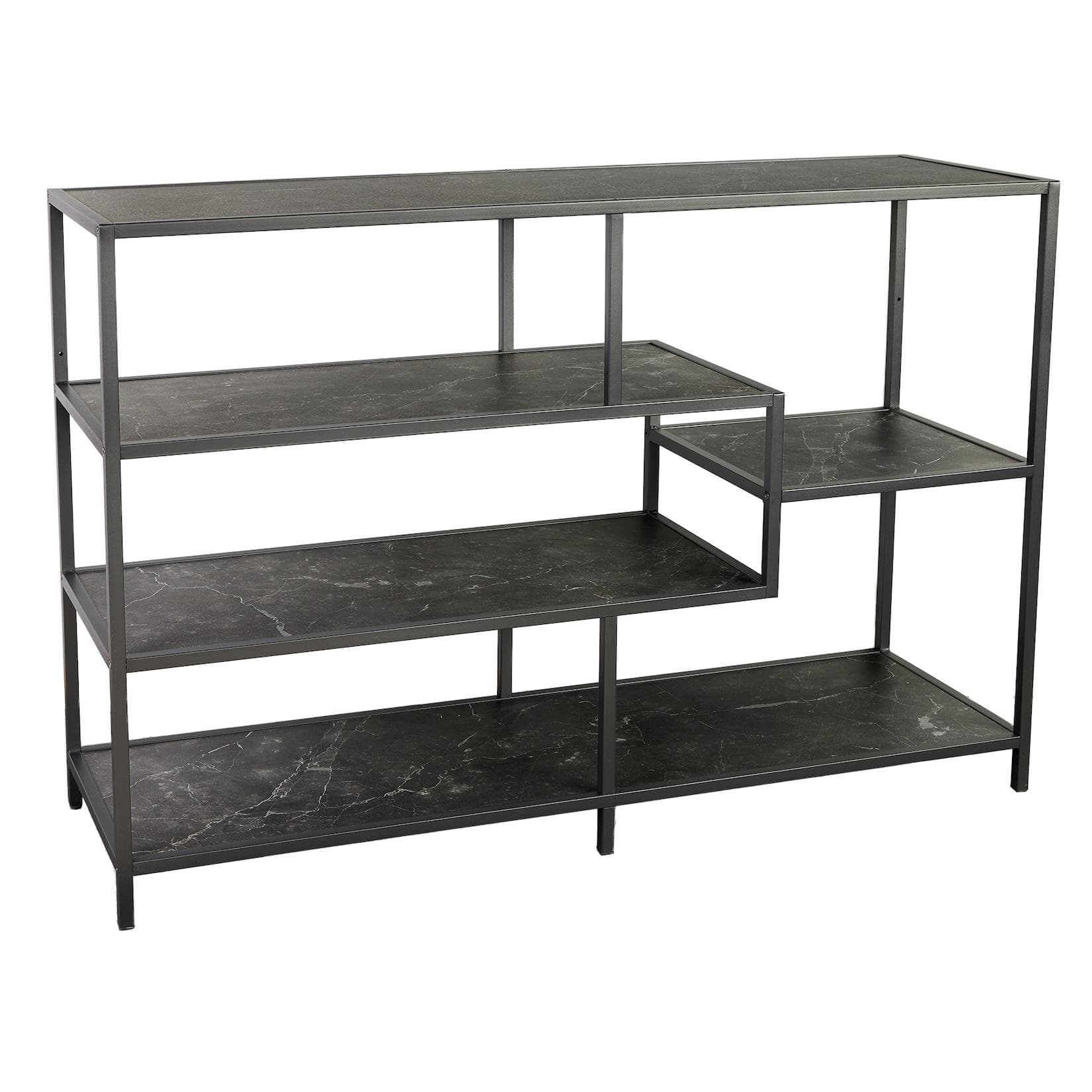 riess-ambiente Standregal SLIM LINE Industrial Metall Marmor-Optik