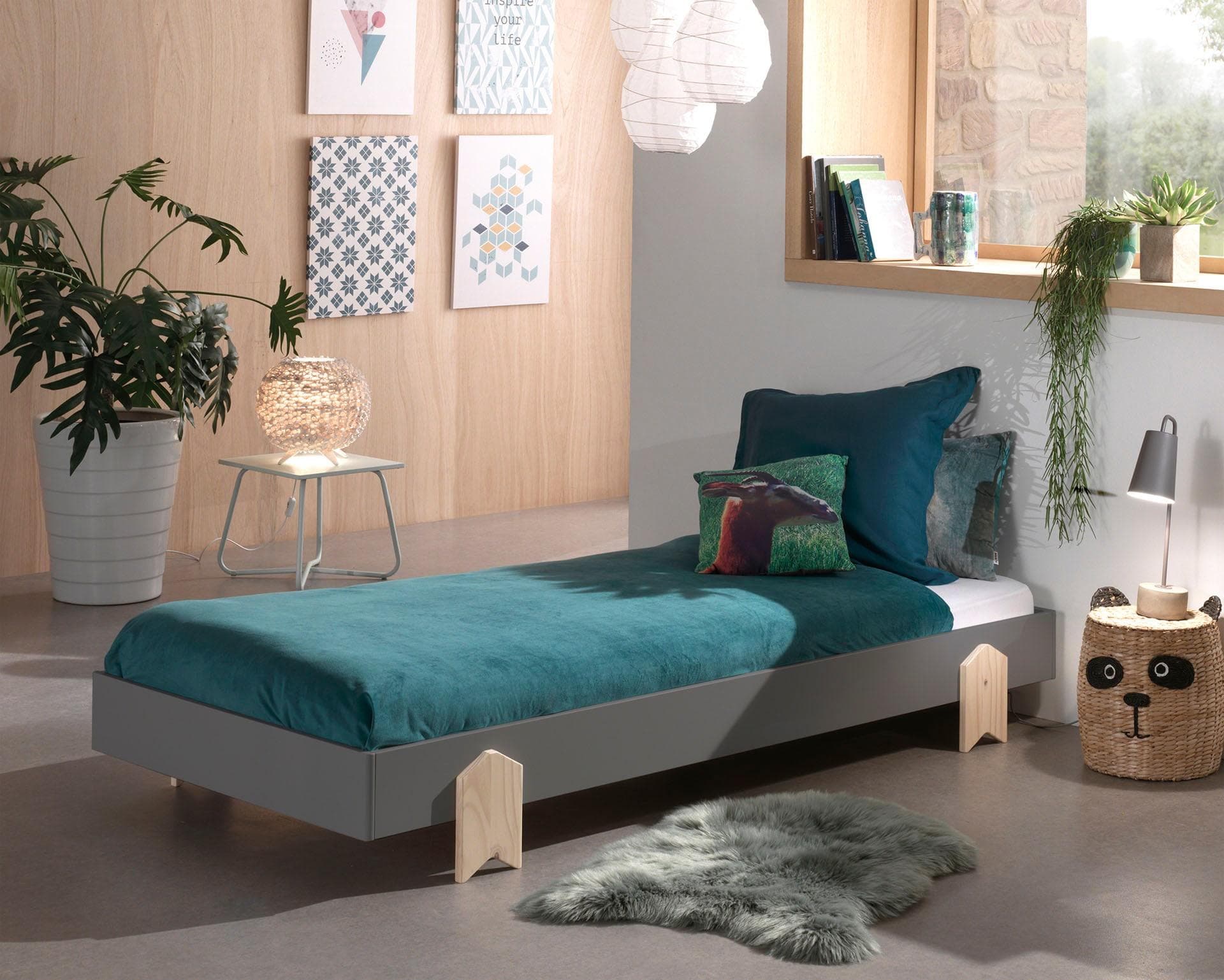 Pfeilfüsse Stapelbett - Einzelbett für Kinder und Jugend