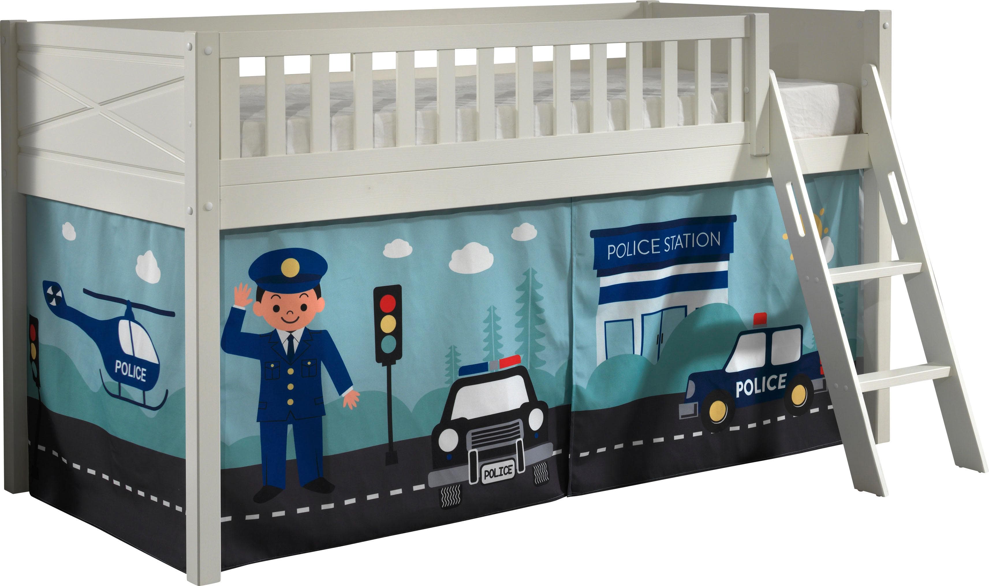 Vipack Kinderbett SCOTTY Weiß inkl. Lattenrost S0CB90RE