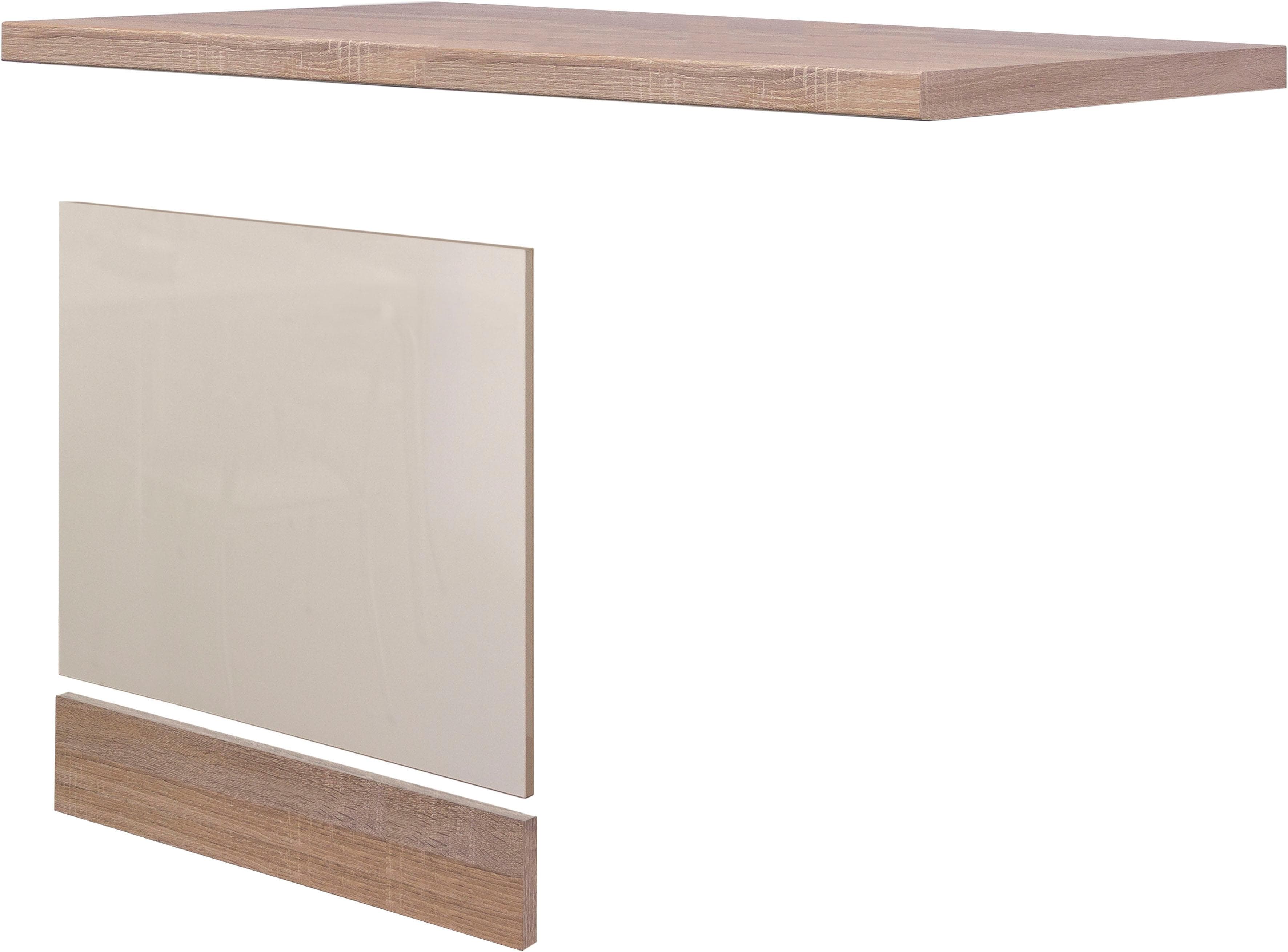 Flex-Well Frontblende Nepal Beige Einbaugeschirrspüler