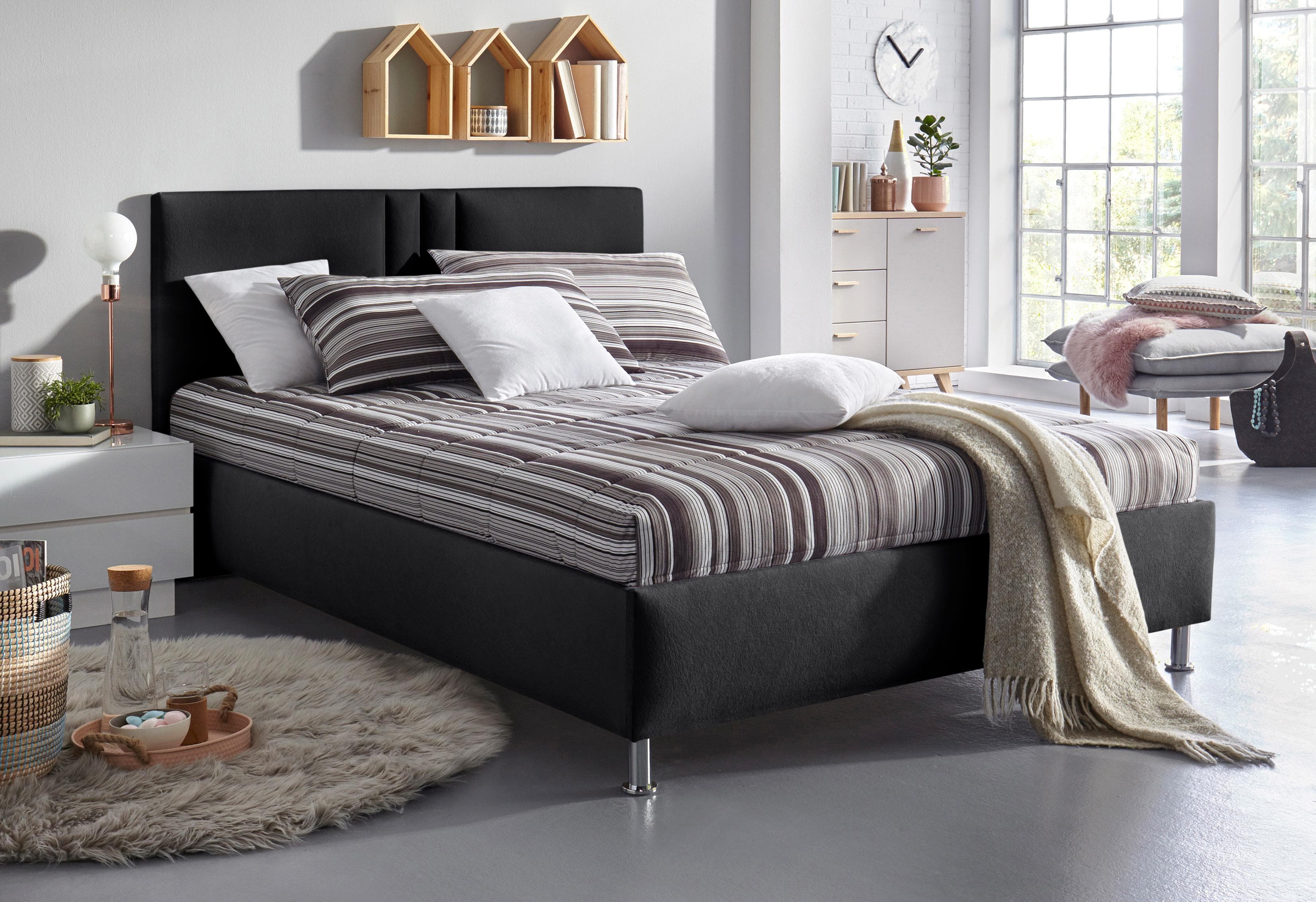 Westfalia Schlafkomfort Polsterbett Elba mit LED-Beleuchtung