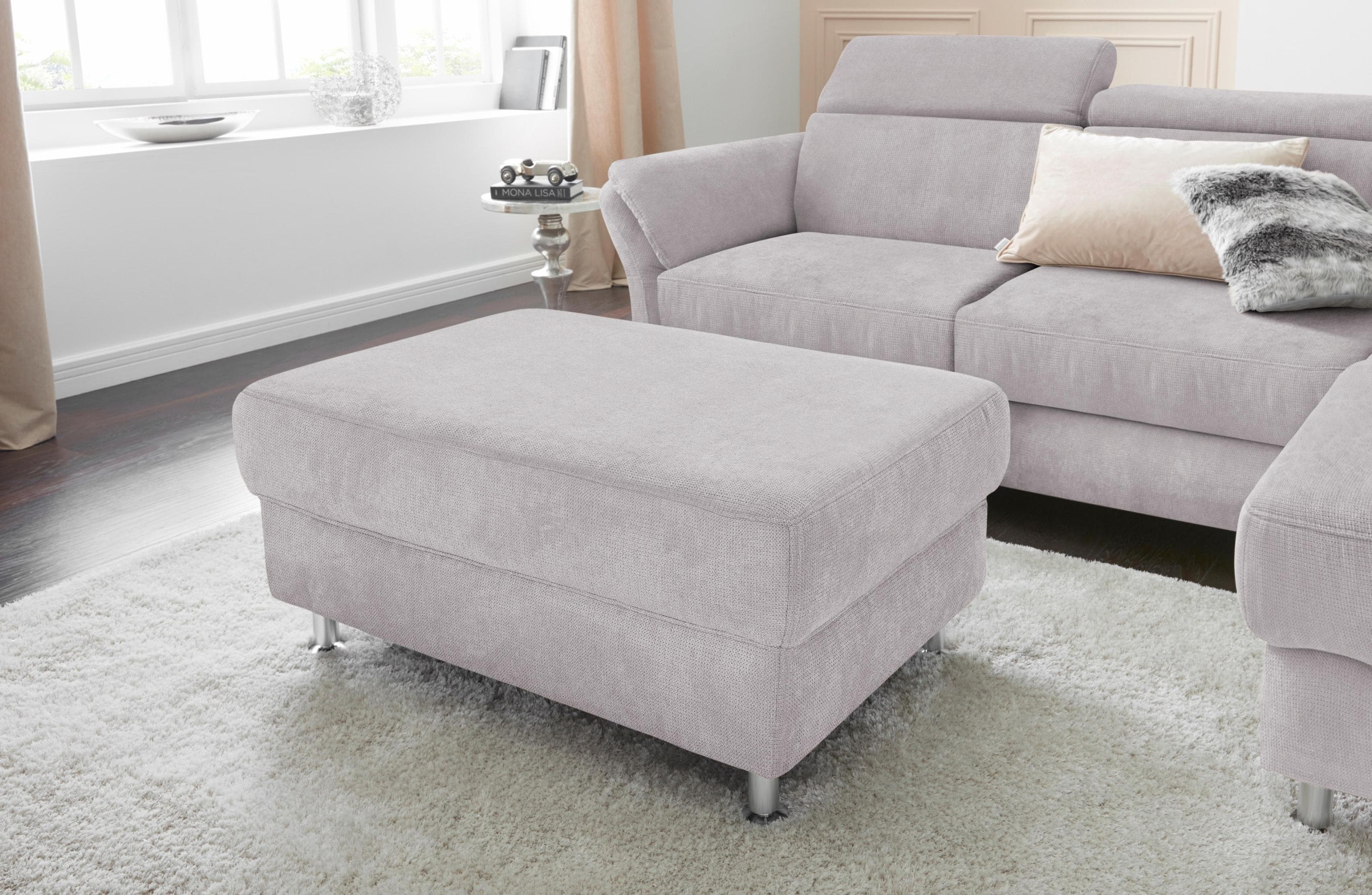 sit&more Hocker Avignon Silber FSC®-zertifiziert