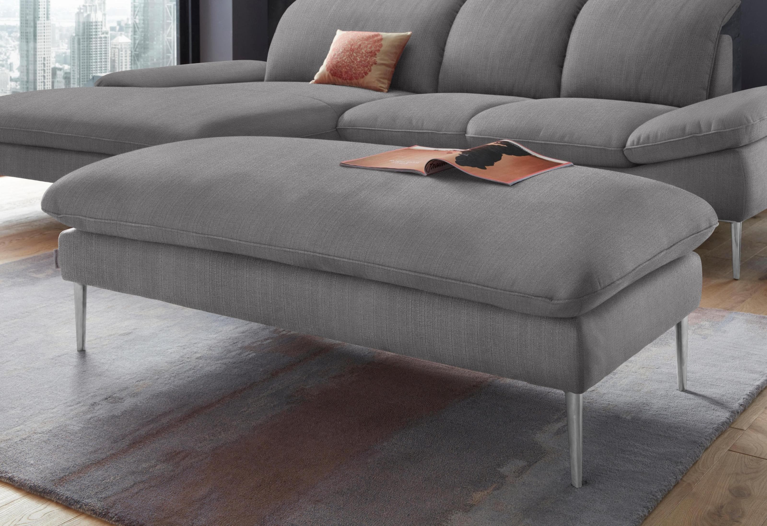 W.SCHILLIG Hocker enjoy&MORE Grau Chenille