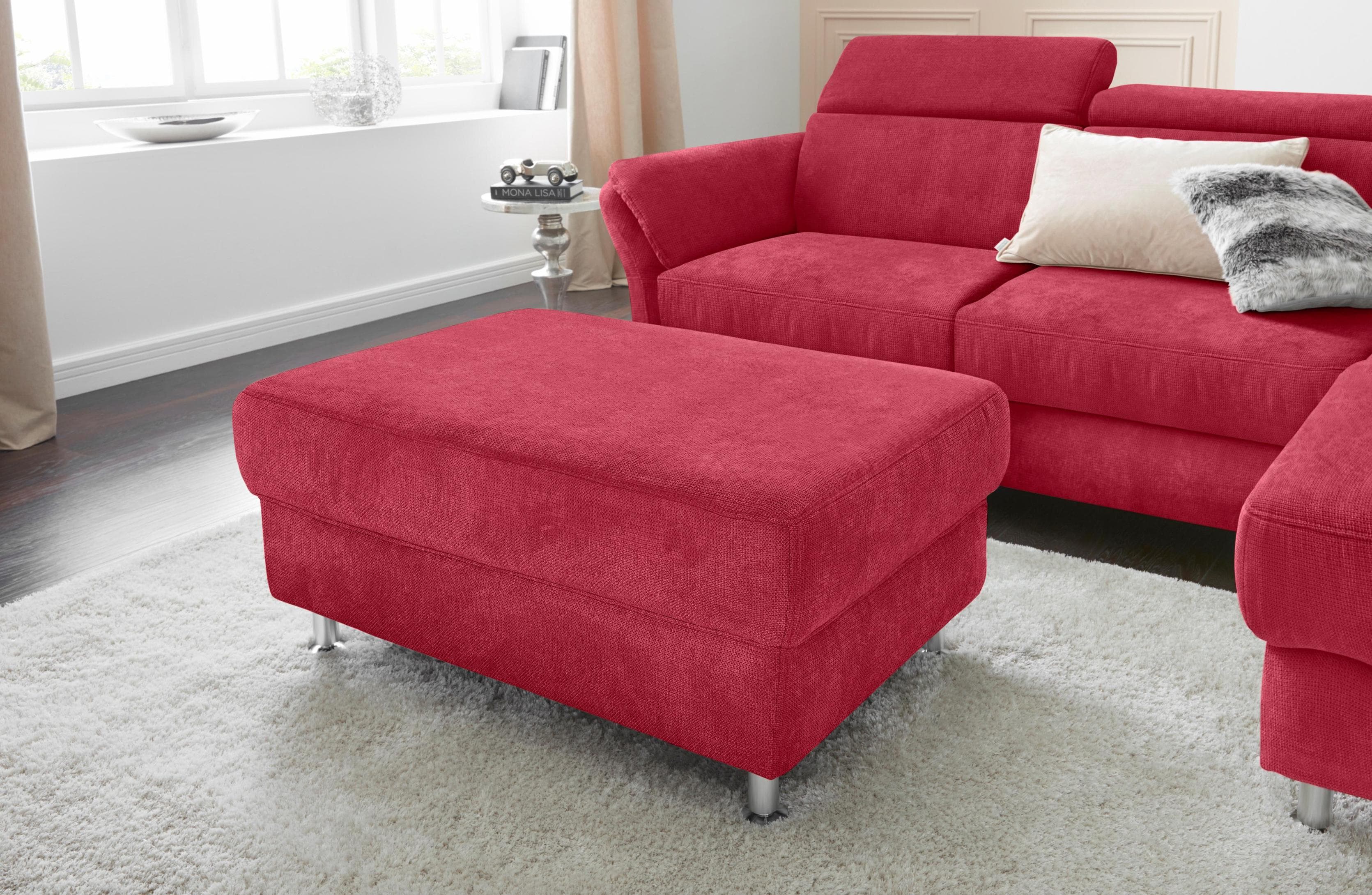 sit&more Hocker Avignon Rot FSC®-zertifiziert