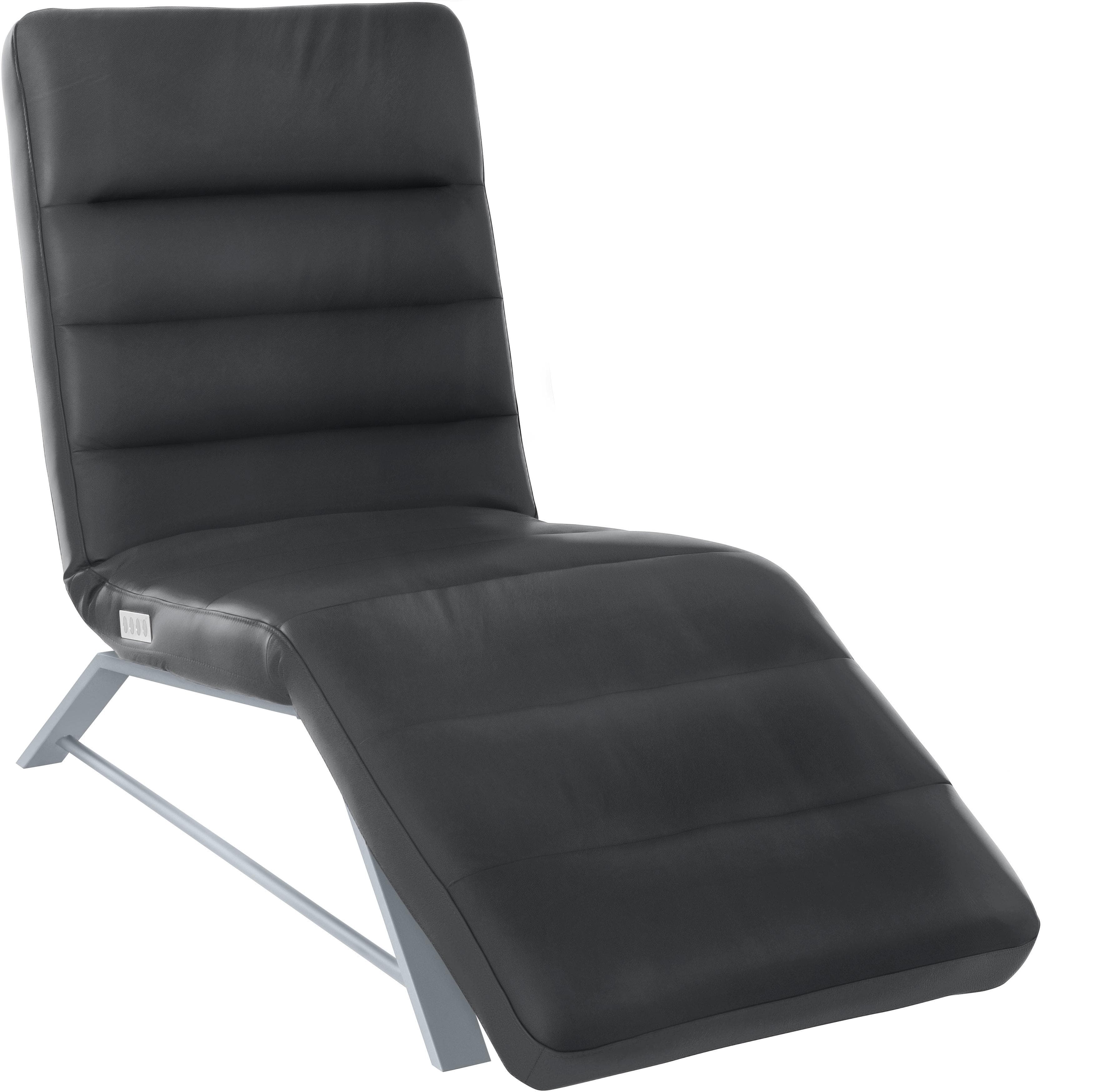 W.SCHILLIG Relaxliege daily dreams Schwarz Doppelmotor Leder