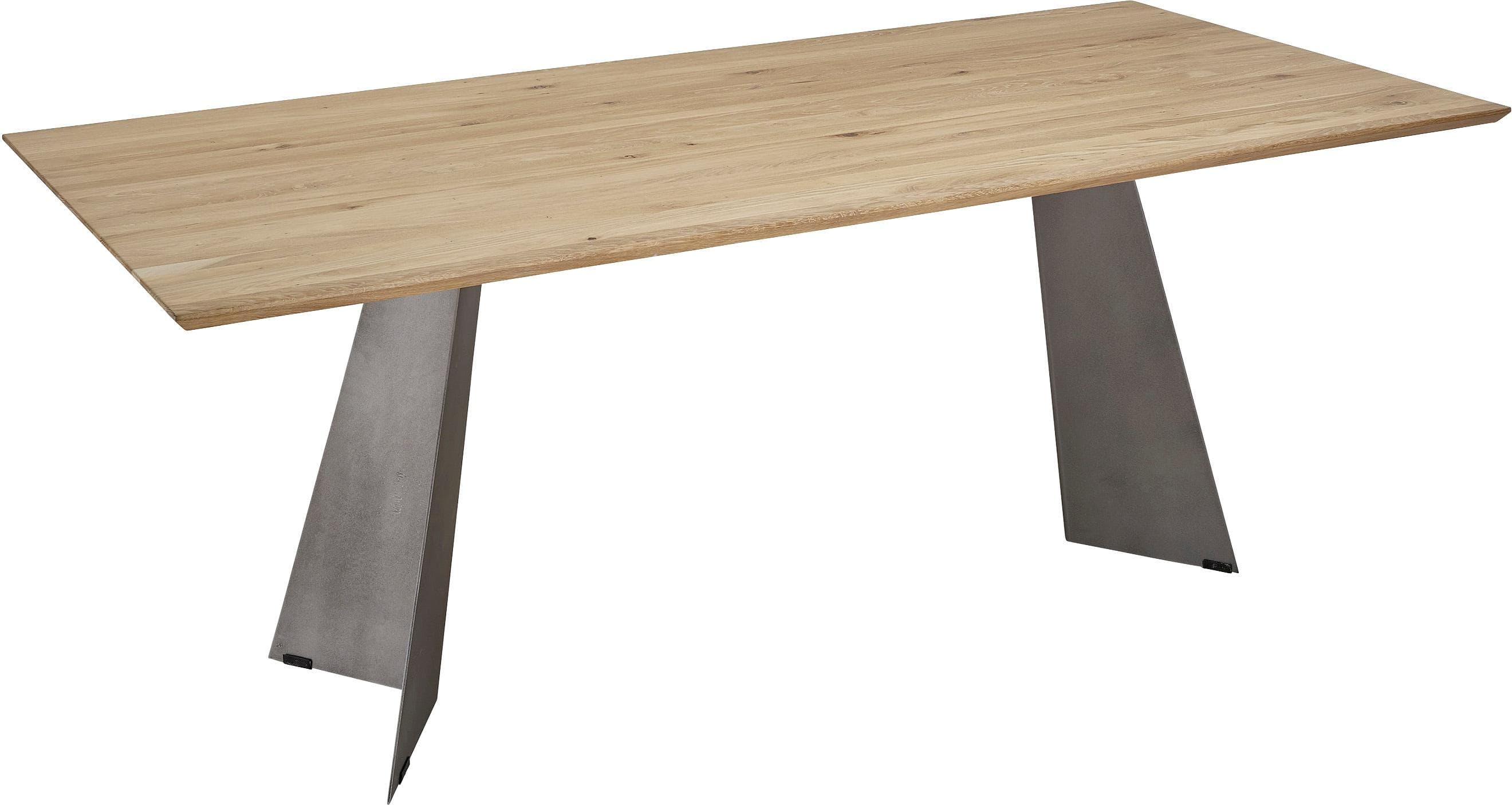 Esstisch Wildeiche Massivholz 180x90 cm K+W Komfort & Wohnen