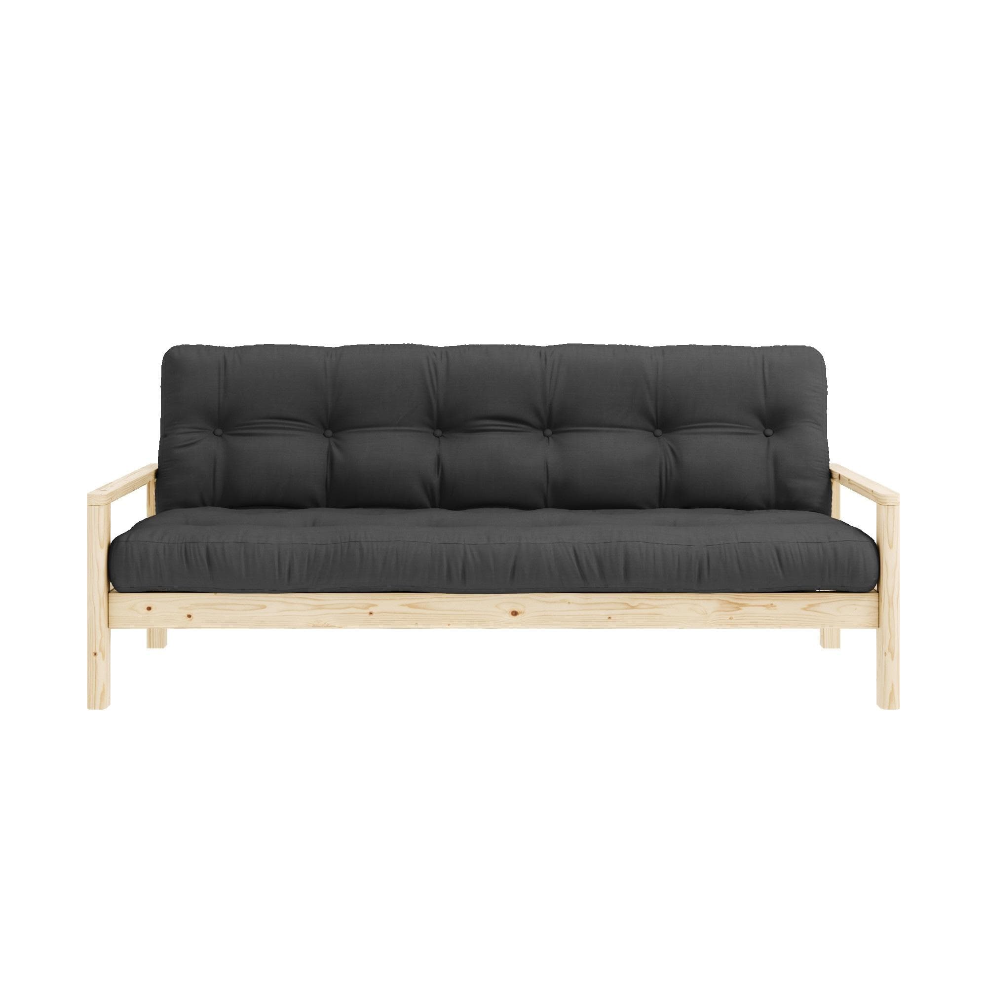 Karup Design Schlafsofa KNOB Dunkelgrau mit Futonmatratze