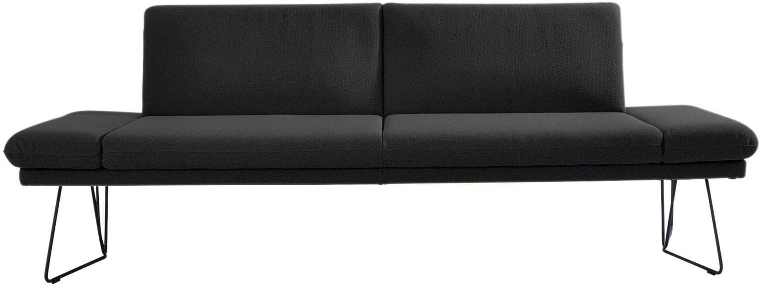 Polsterbank Pego Anthrazit 226 cm K+W Komfort & Wohnen