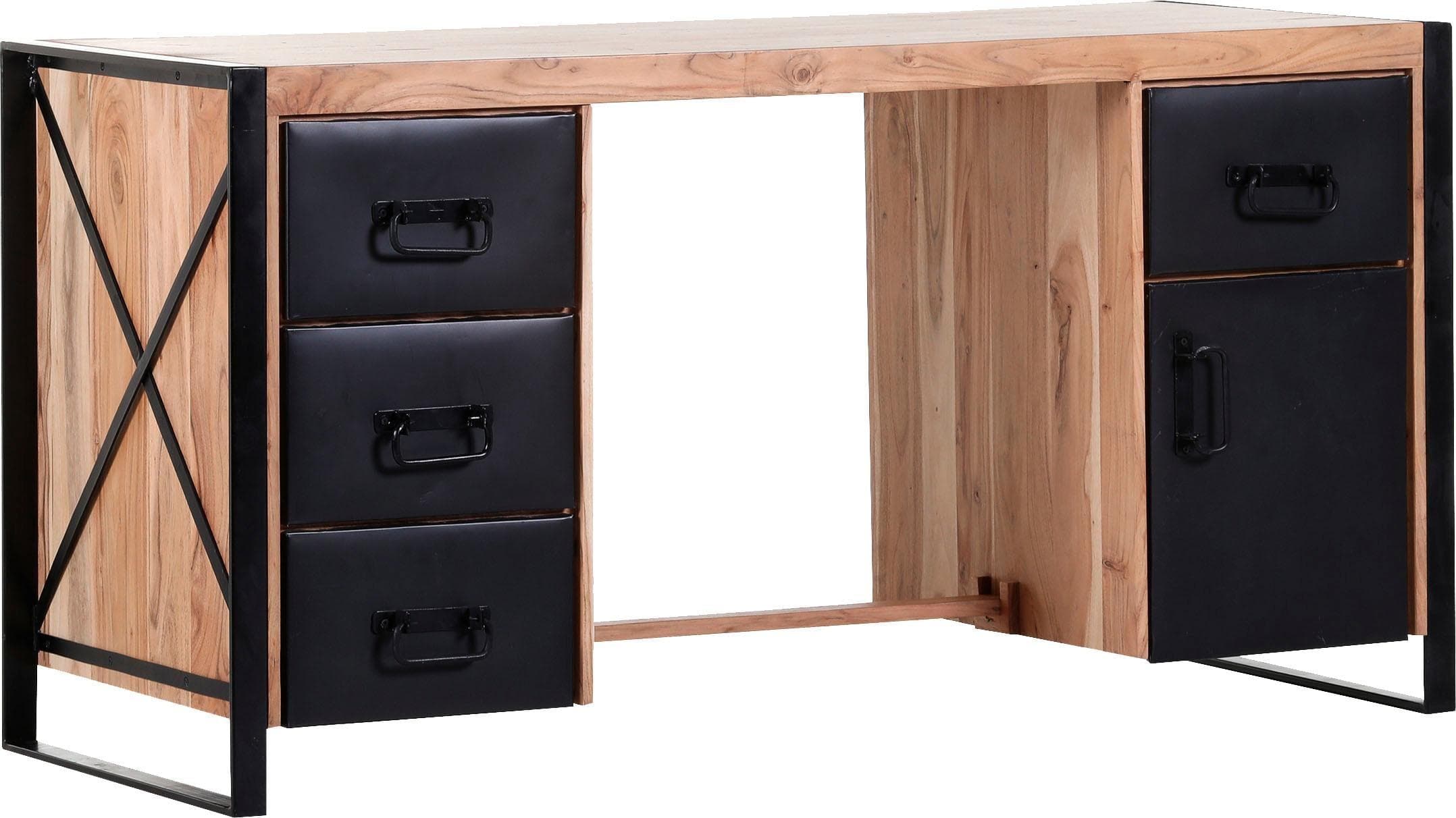 Massiver Akazie Schreibtisch - Downtown Design