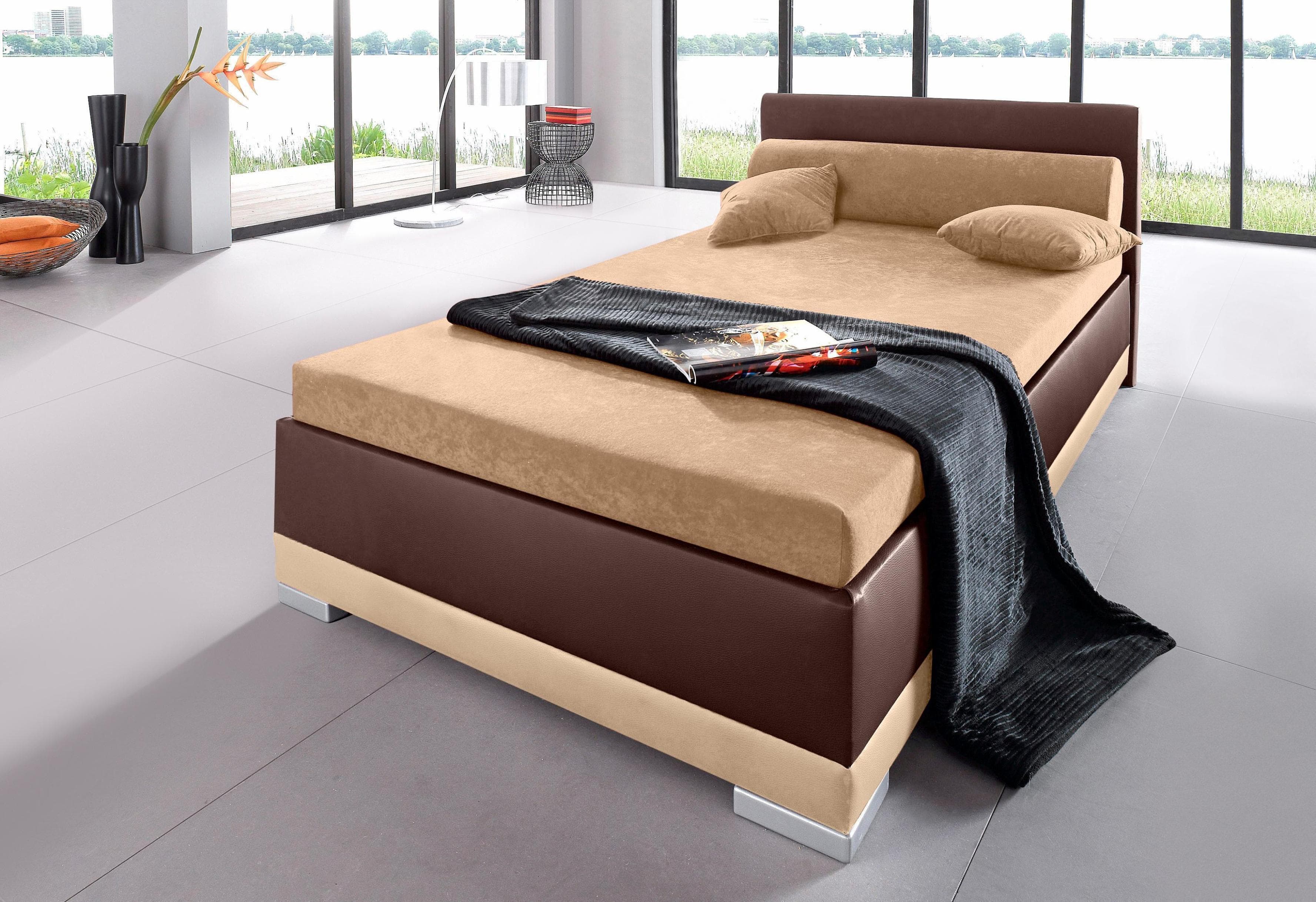 Luxus-Polsterbett aus Kunstleder - 6 Designs | Made in Germany