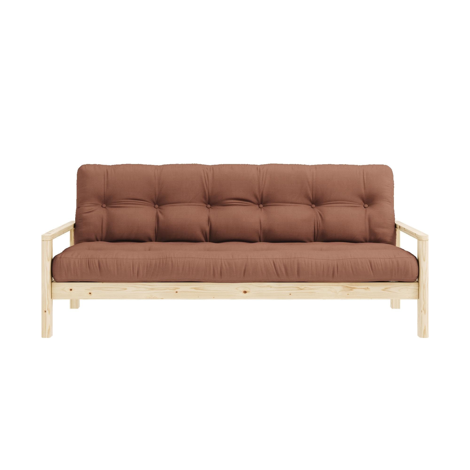 Karup Design Schlafsofa KNOB Braun FSC Kiefer