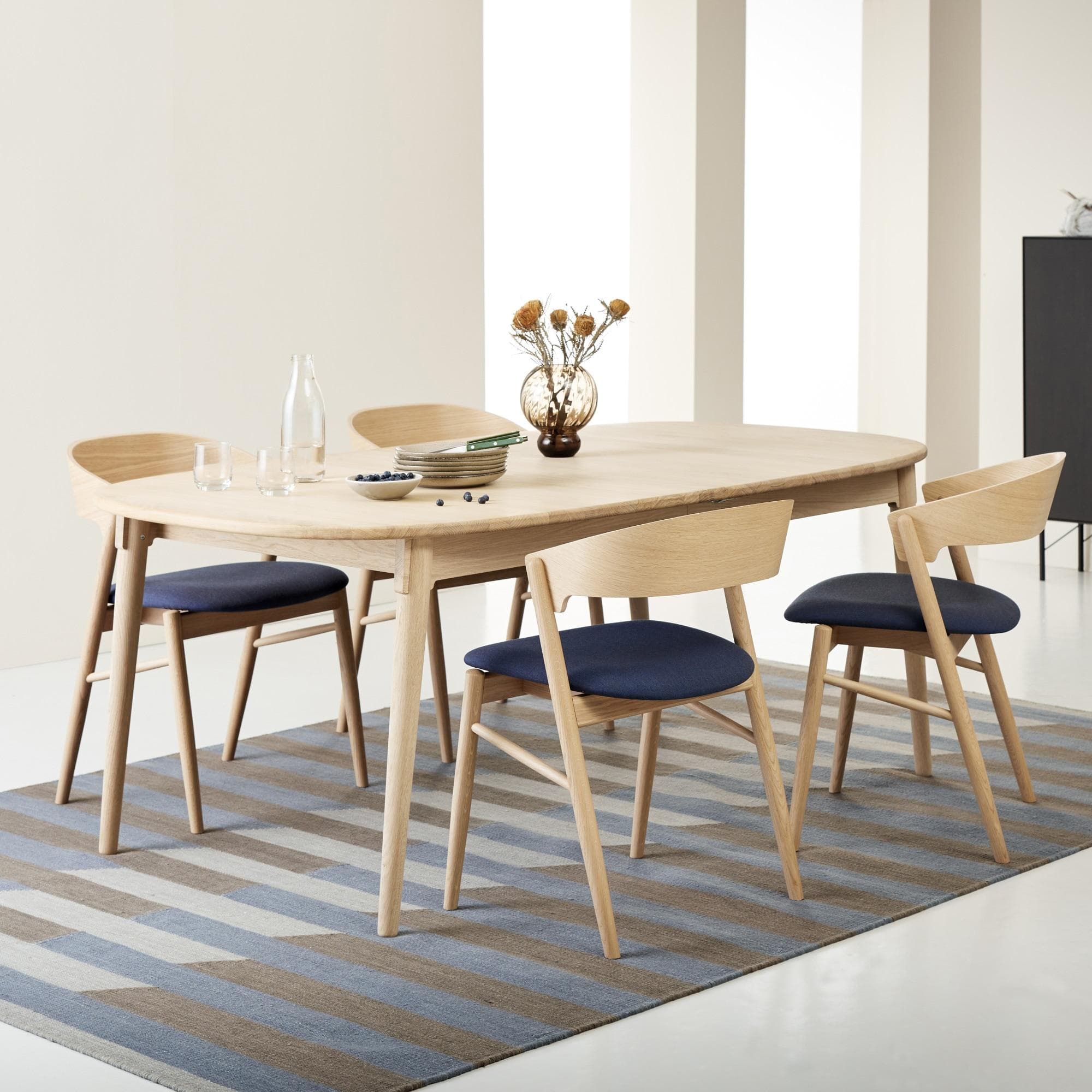 HAMMEL FURNITURE Findahl by Hammel Miro Designtisch Massivholz Weiß
