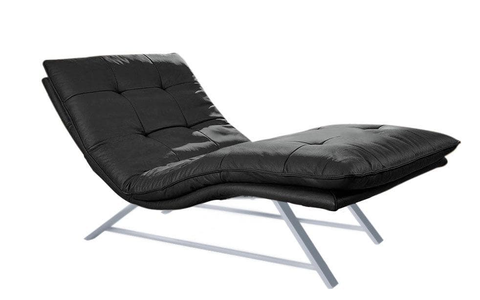 W.Schillig Relaxliege Daily Dreams Grau Longlife Leder