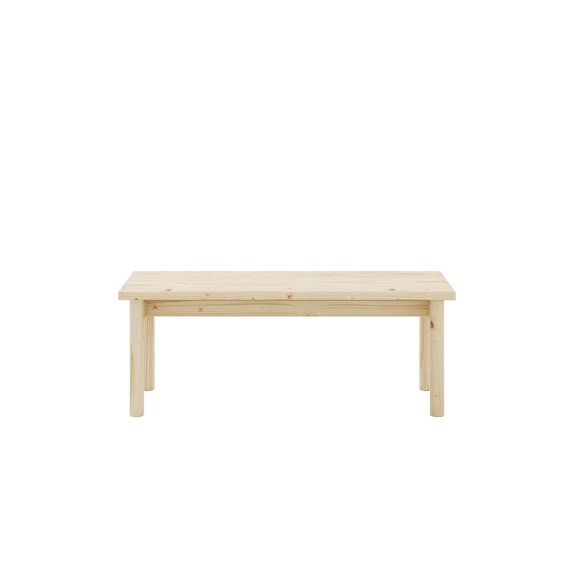 KARUP DESIGN PACE BENCH Sitzbank Braun Klar Lackiert Massivholz