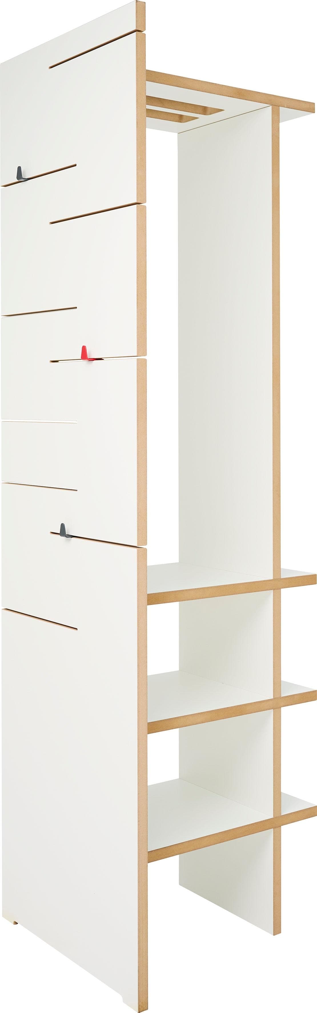 Tojo Garderobe Angeber Weiß Modern MDF 50x180x50 cm