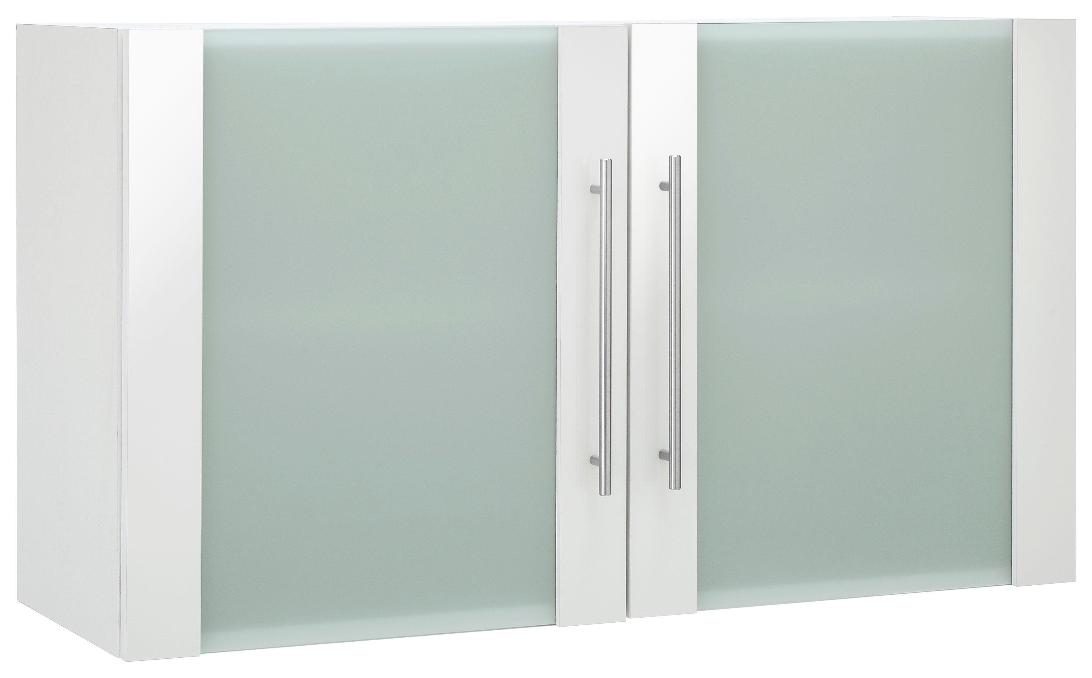 WIHO KÜCHEN Flexi2 Glashängeschrank Weiß Glanz