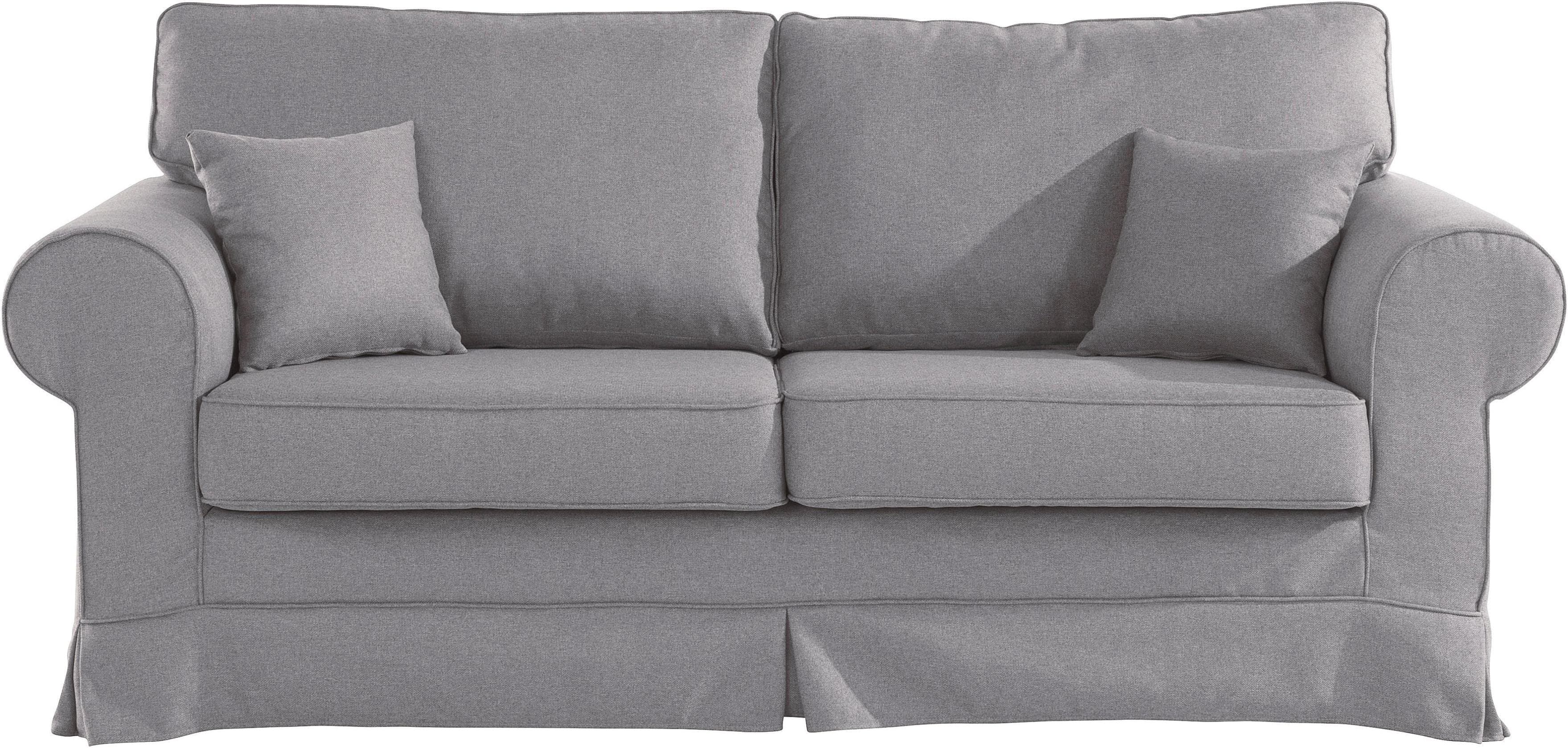 HOME AFFAIRE Shadmoor 3-Sitzer Sofa Grau Hussenoptik