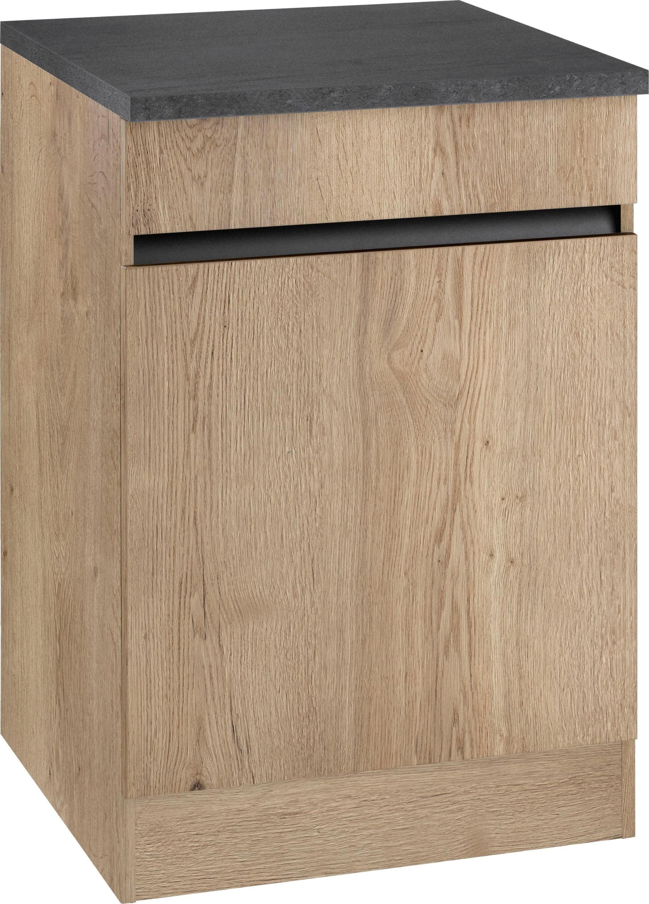 OPTIFIT Unterschrank Roth Wildeichefarben 60cm Breite