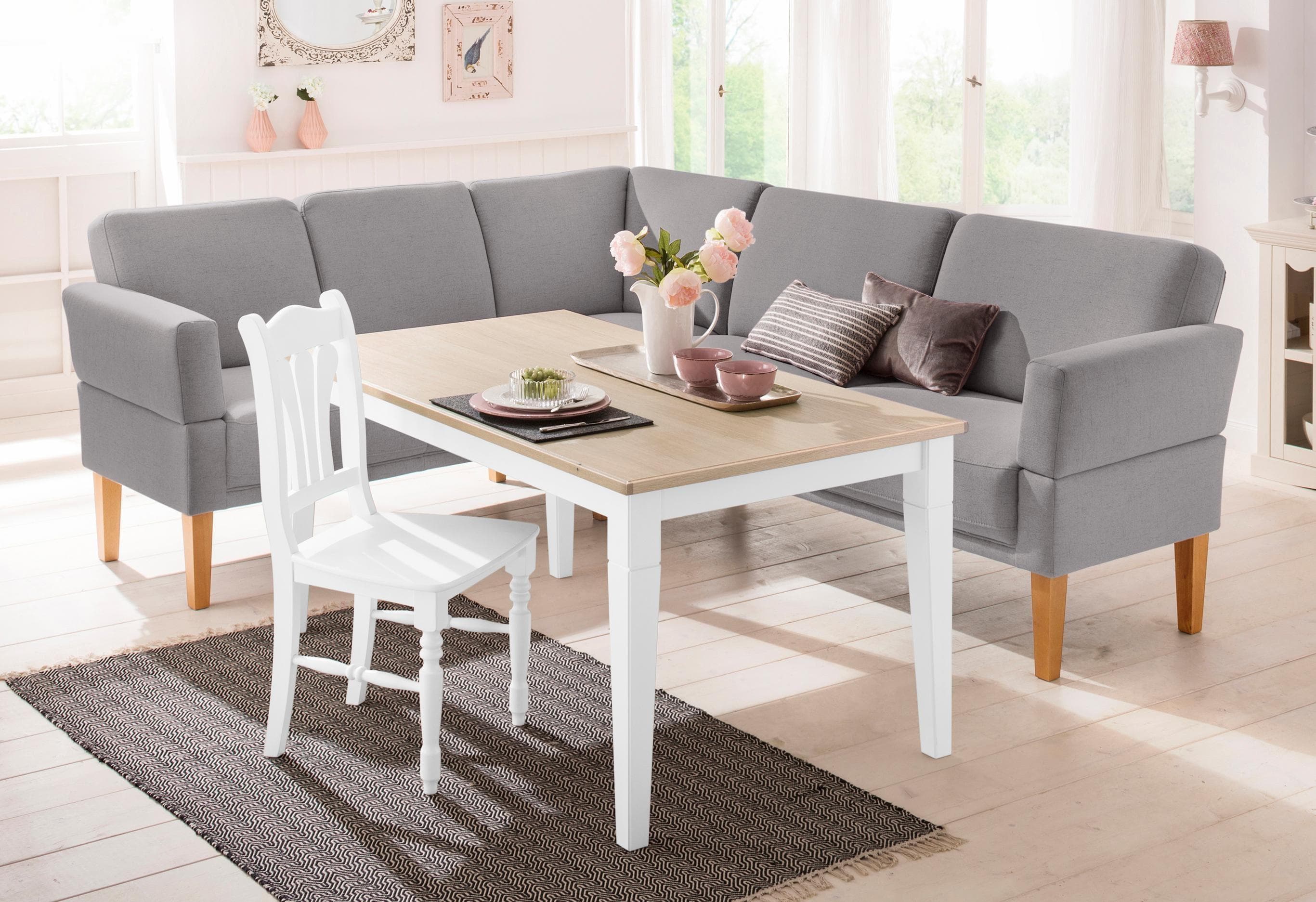 Gemütliche Eckbank mit langer Schenkel-Option