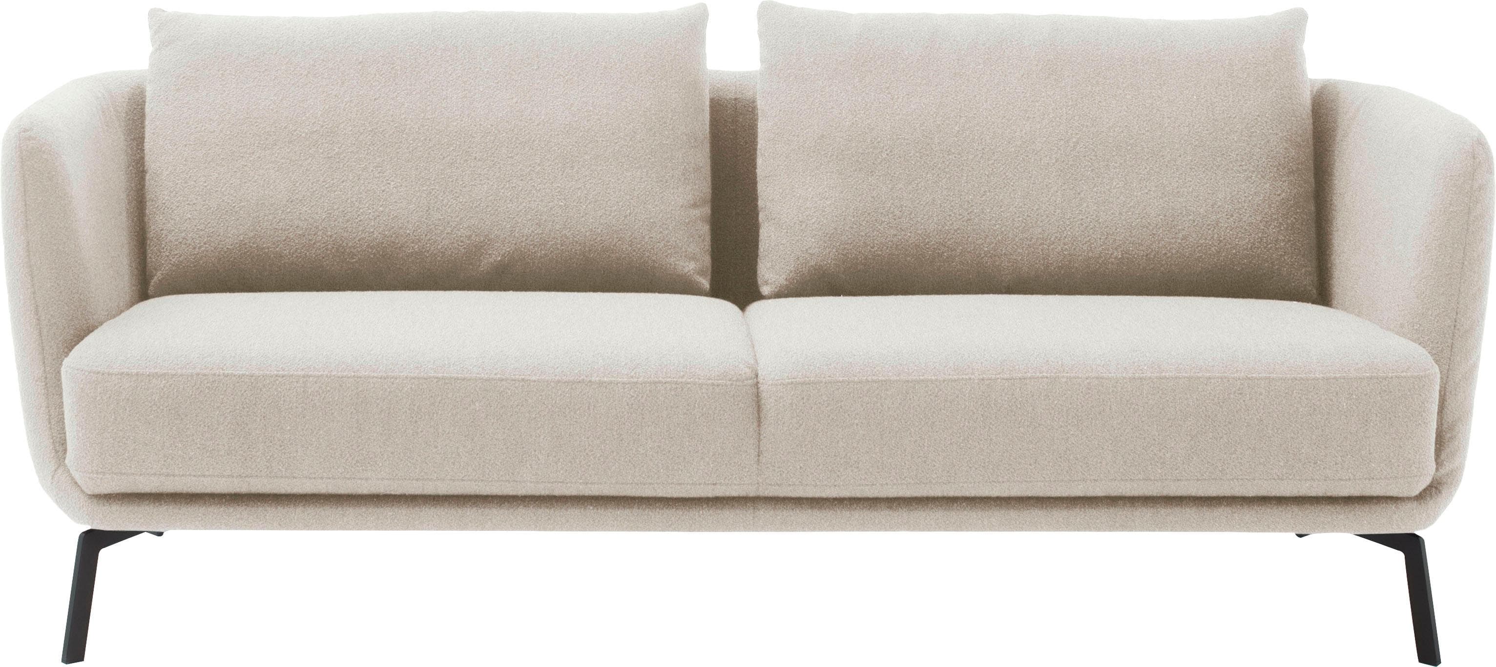 Schöner Wohnen Sofa Pearl 3-Sitzer Weiß Bouclé