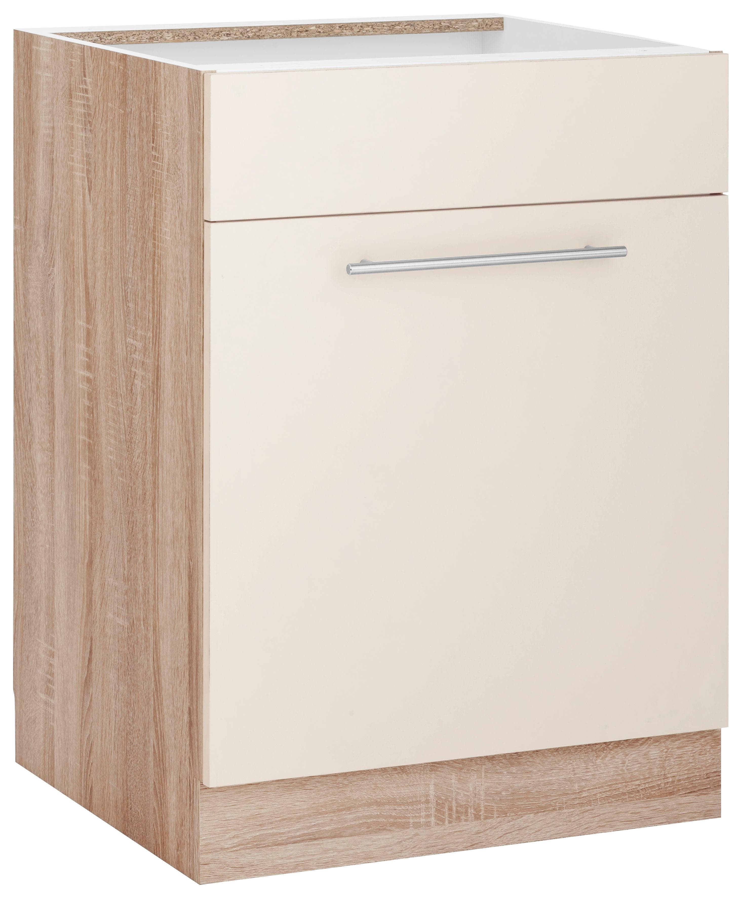 Wiho Küchen Spülenschrank Flexi2 Magnolia Eiche 60cm