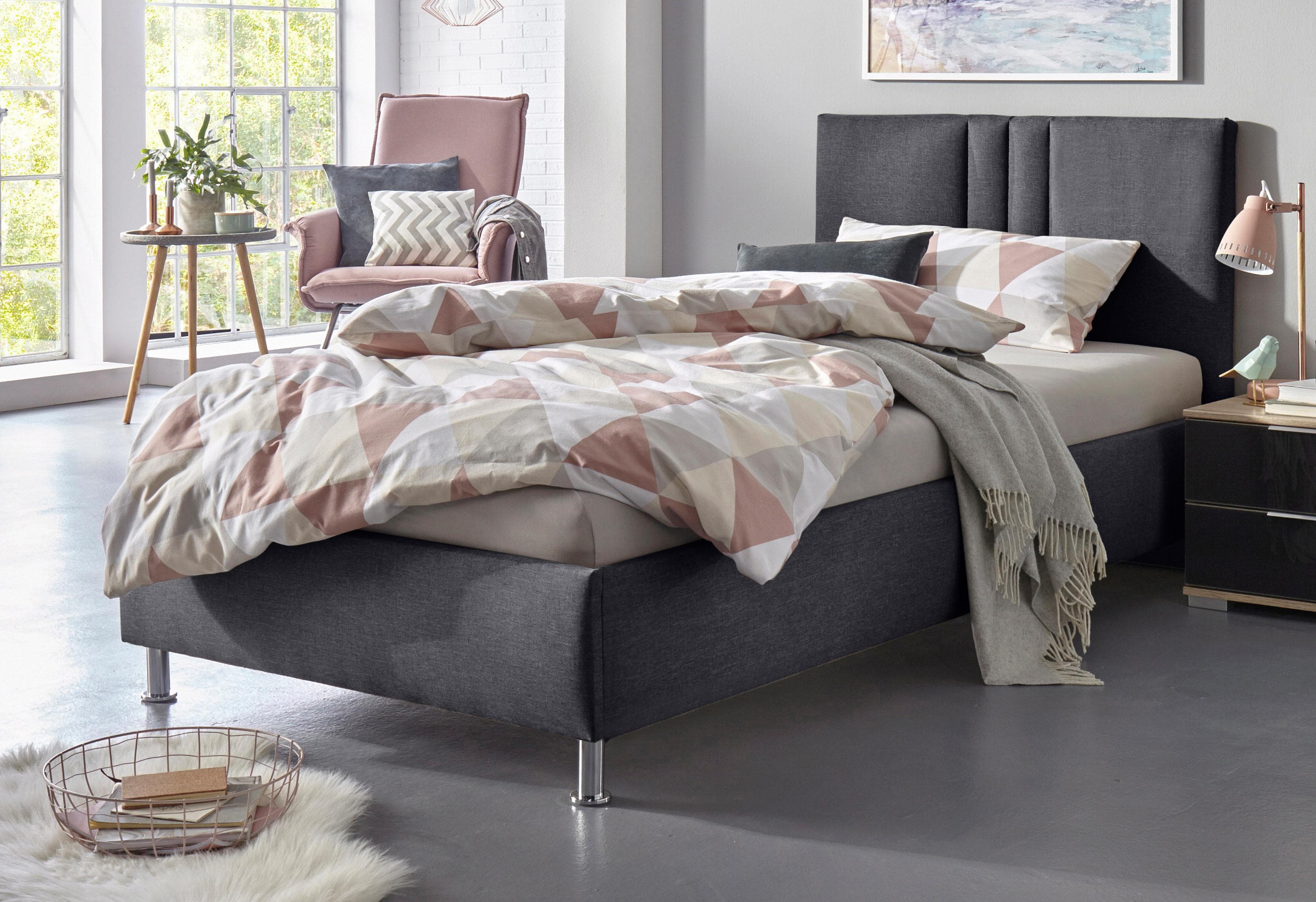 Westfalia Schlafkomfort Polsterbett Elba mit LED-Beleuchtung