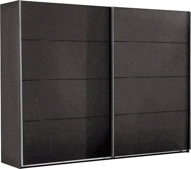 WIMEX Schwebetürenschrank Easy Graphit Uni 270cm Breite